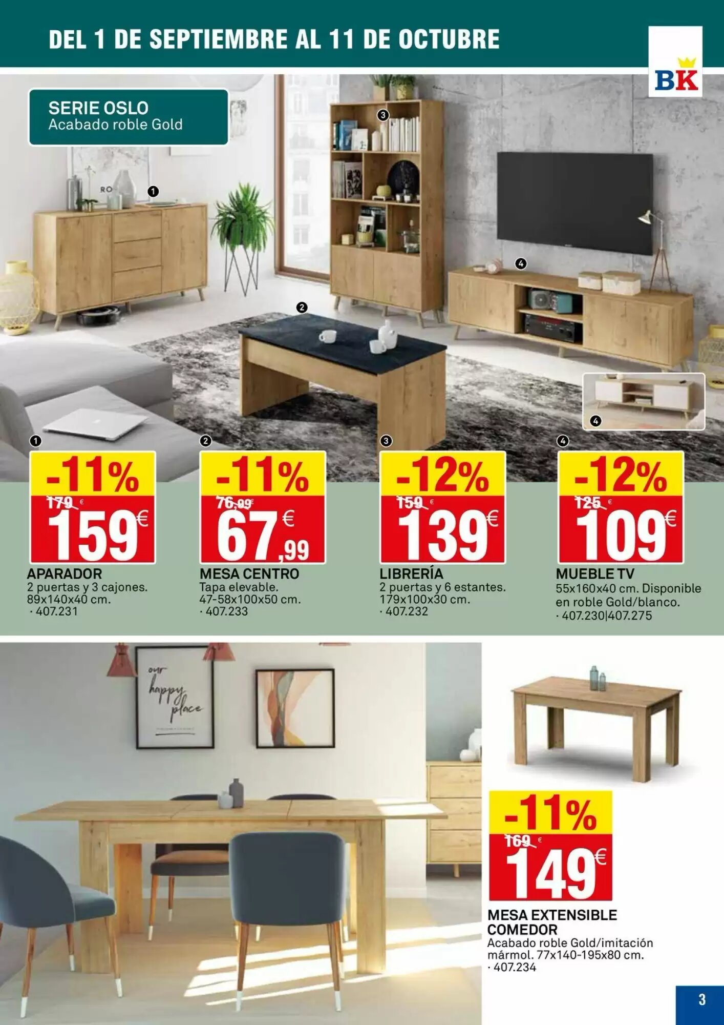 Folleto promocional de Bricoking válido desde el 01/09/2026 - Página 3.
