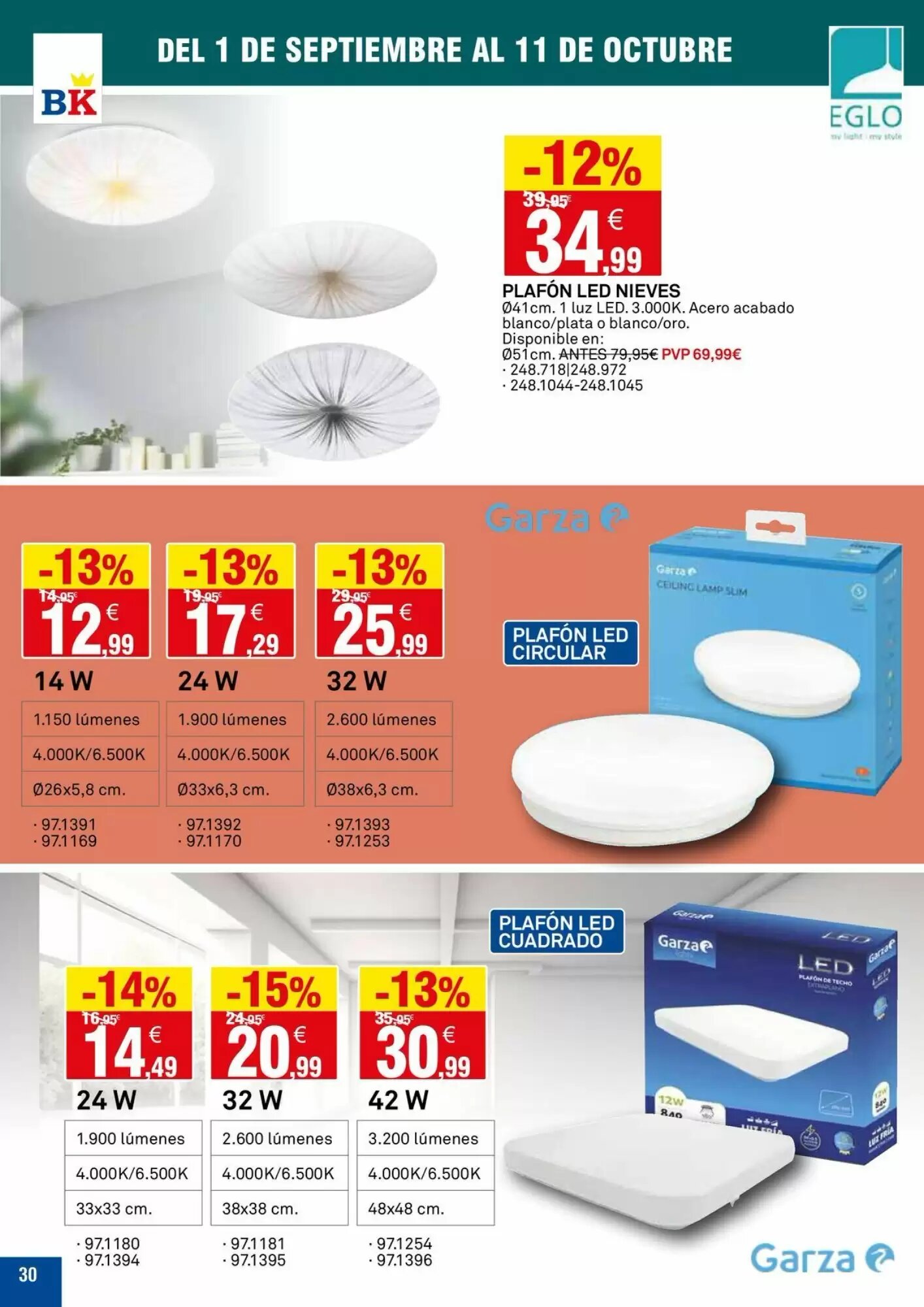 Folleto promocional de Bricoking válido desde el 01/09/2026 - Página 30.