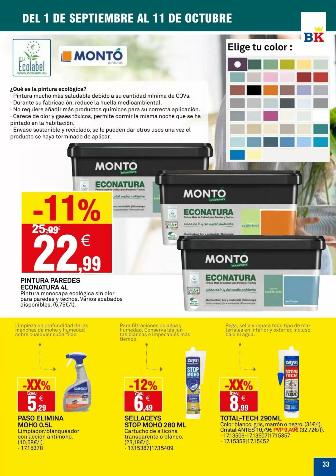 Folleto promocional de Bricoking válido desde el 01/09/2026 - Página 33.