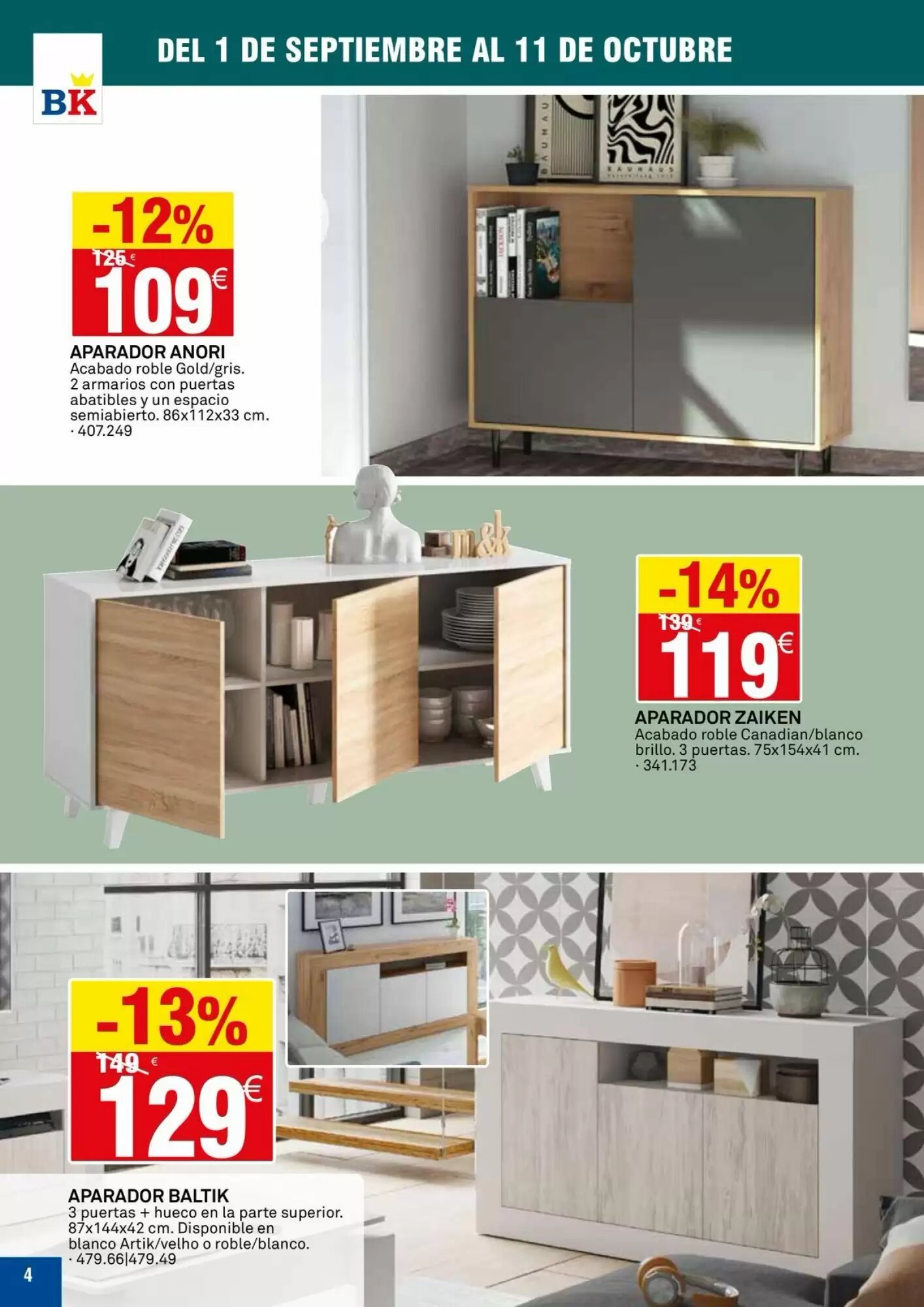 Folleto promocional de Bricoking válido desde el 01/09/2026 - Página 4.