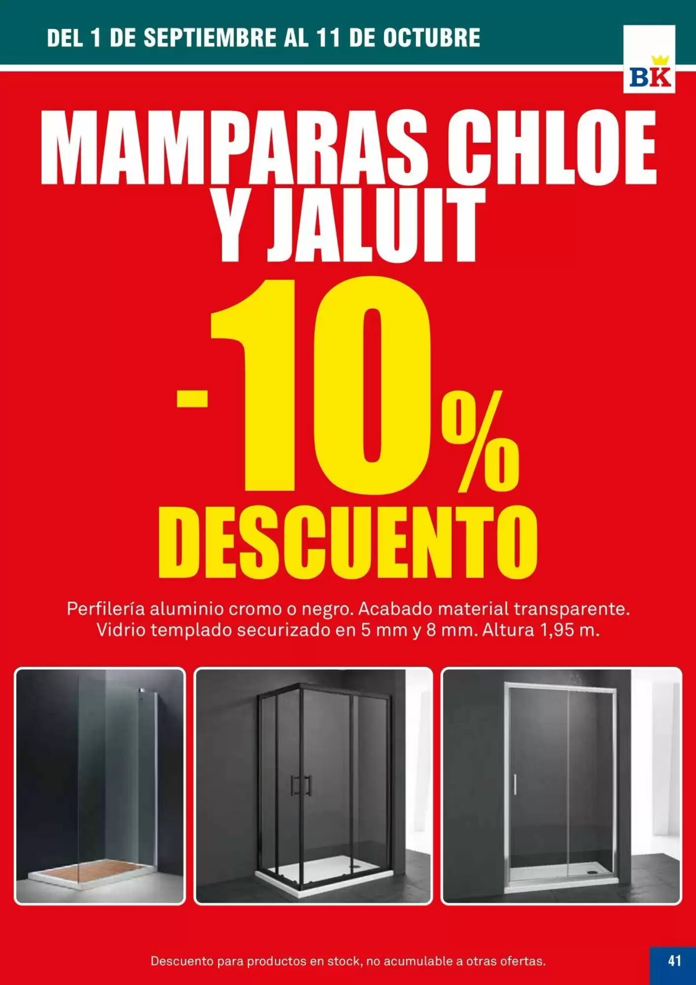 Folleto promocional de Bricoking válido desde el 01/09/2026 - Página 41.