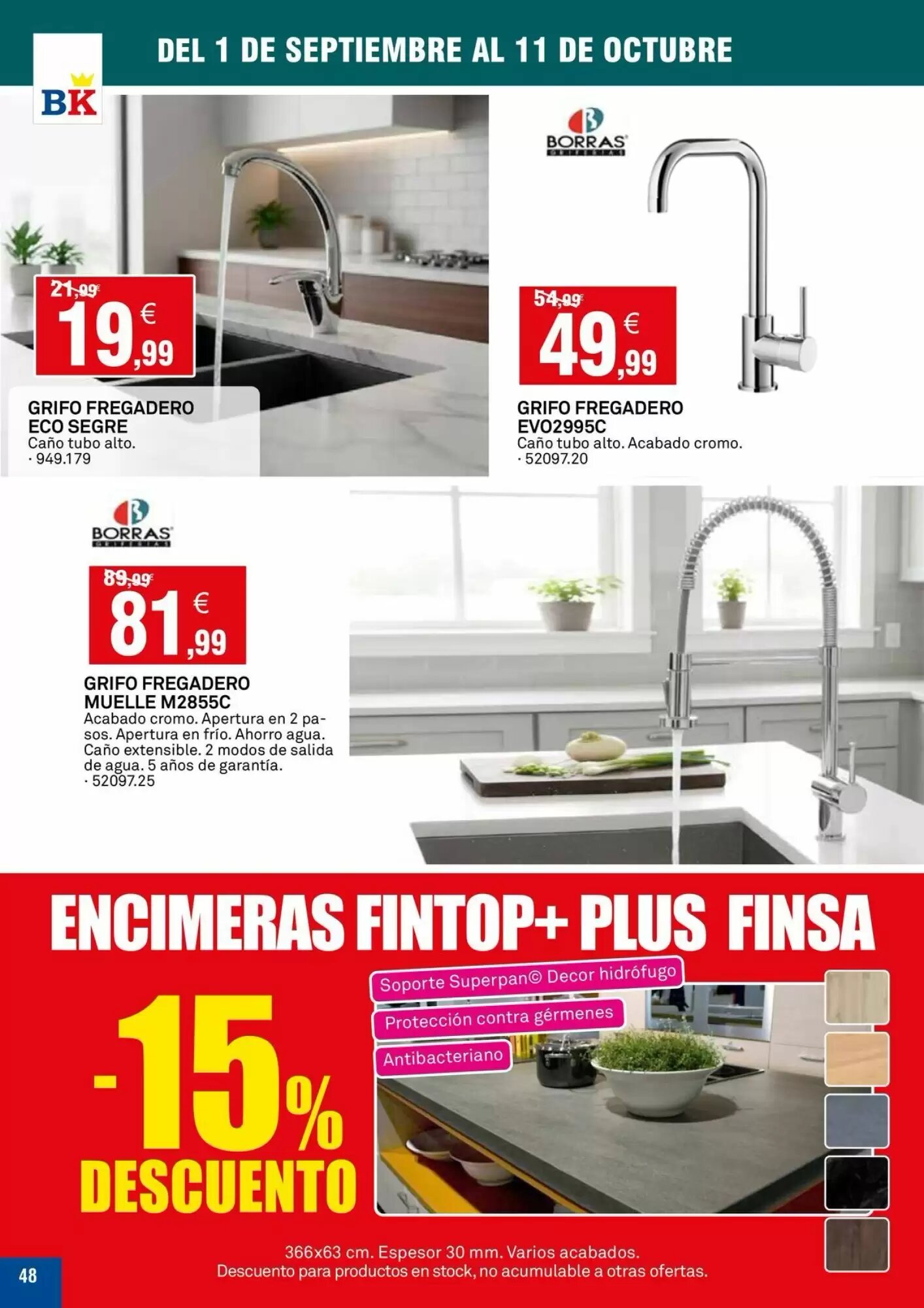 Folleto promocional de Bricoking válido desde el 01/09/2026 - Página 48.