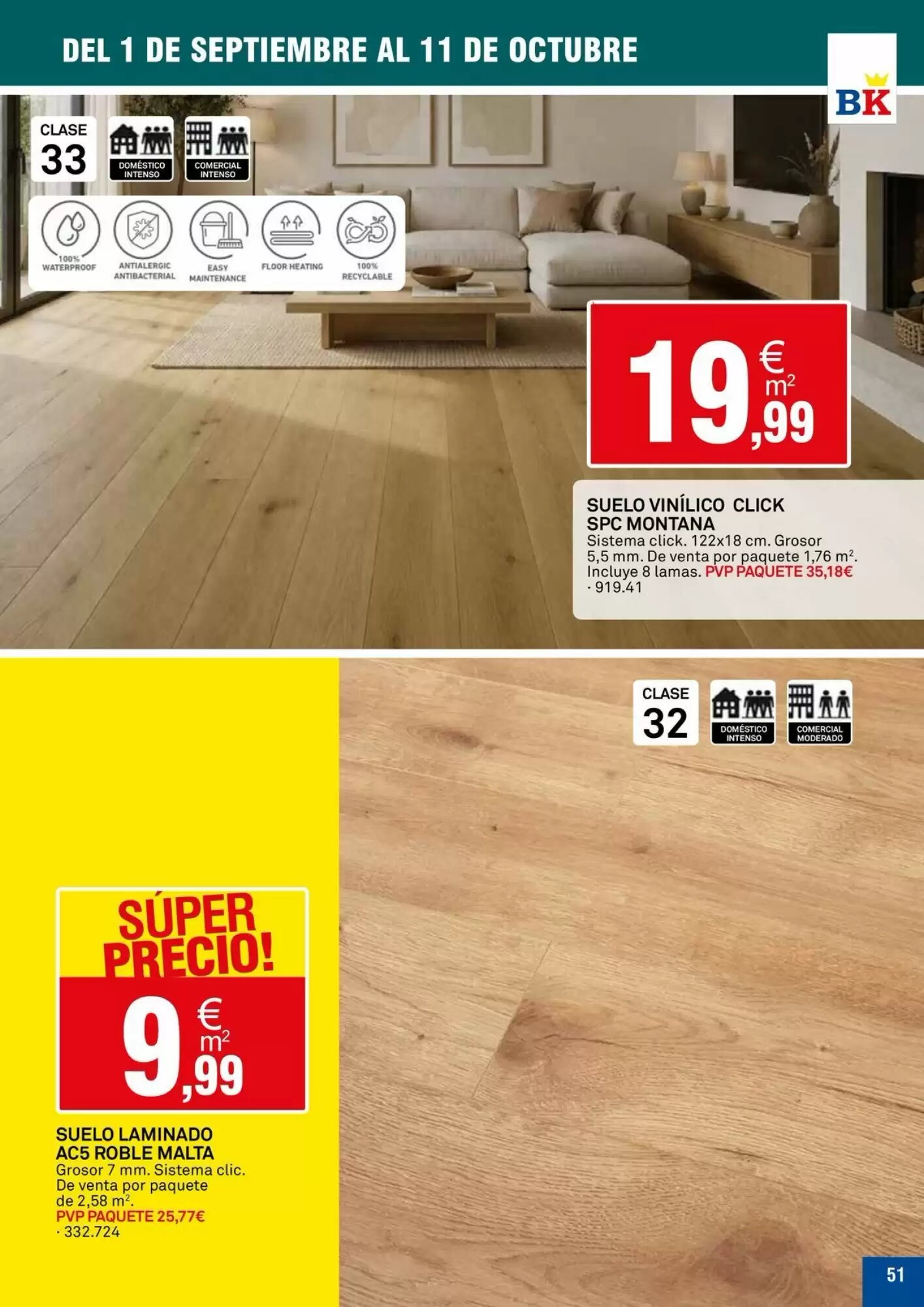 Folleto promocional de Bricoking válido desde el 01/09/2026 - Página 51.