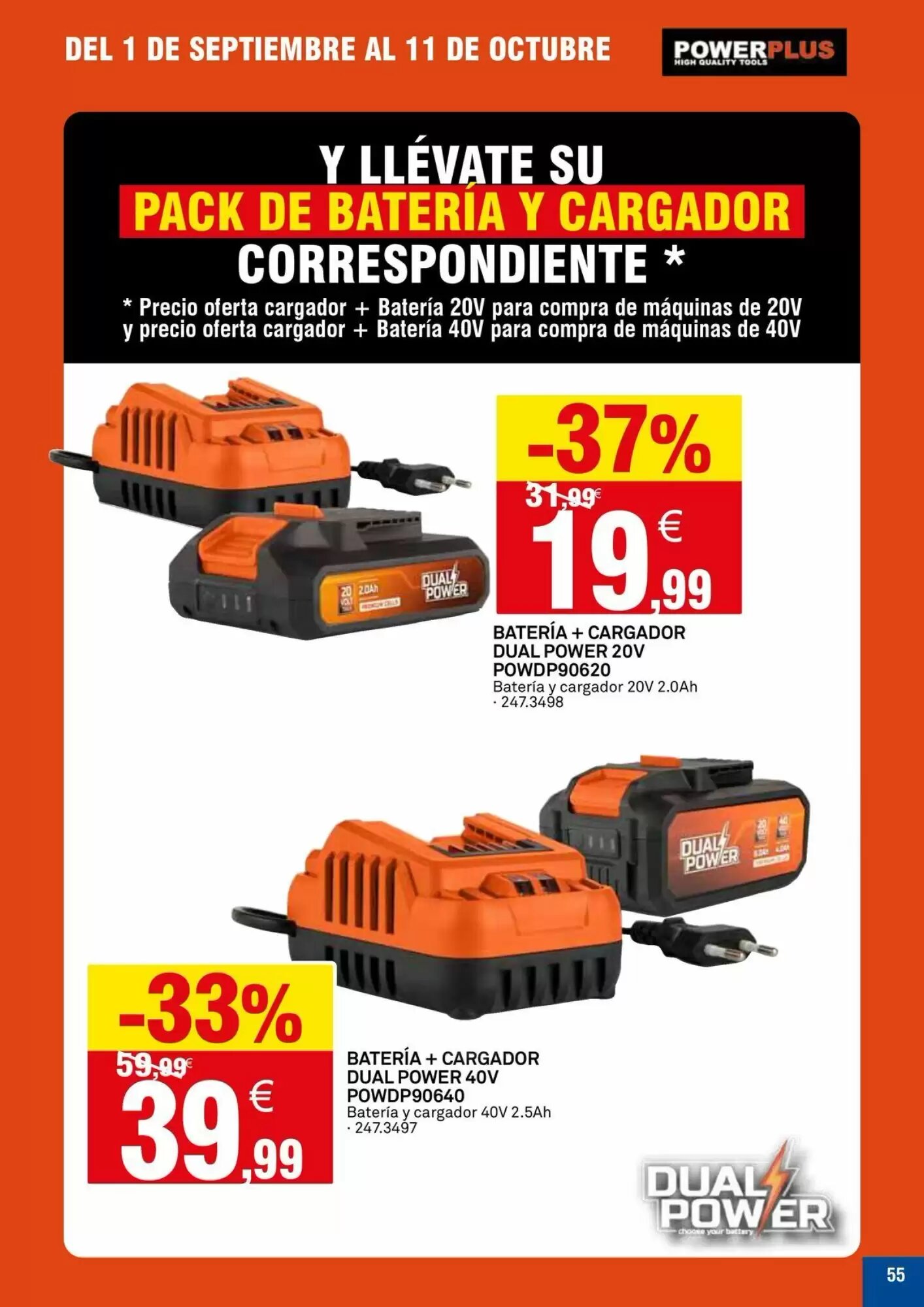 Folleto promocional de Bricoking válido desde el 01/09/2026 - Página 55.