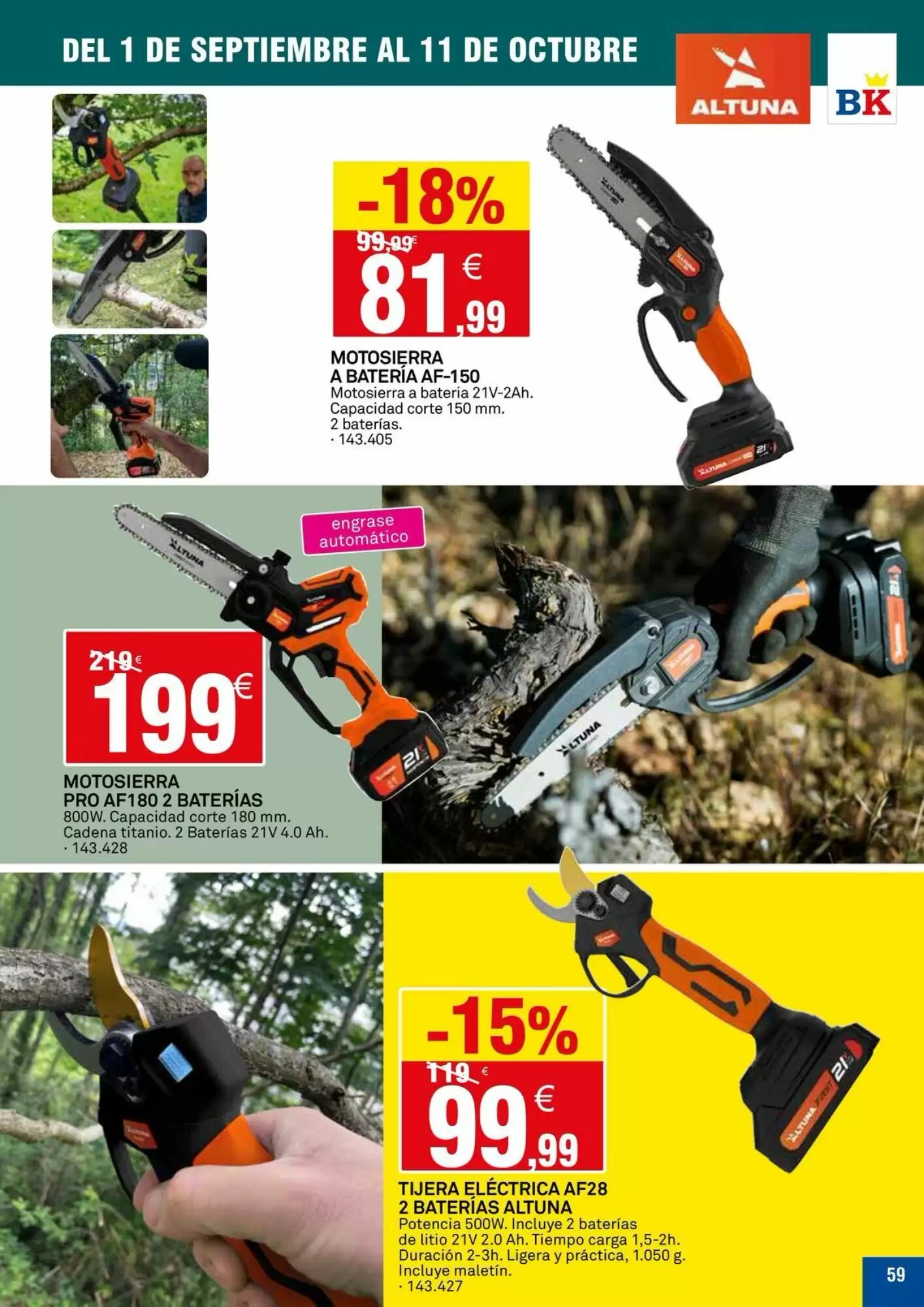 Folleto promocional de Bricoking válido desde el 01/09/2026 - Página 59.