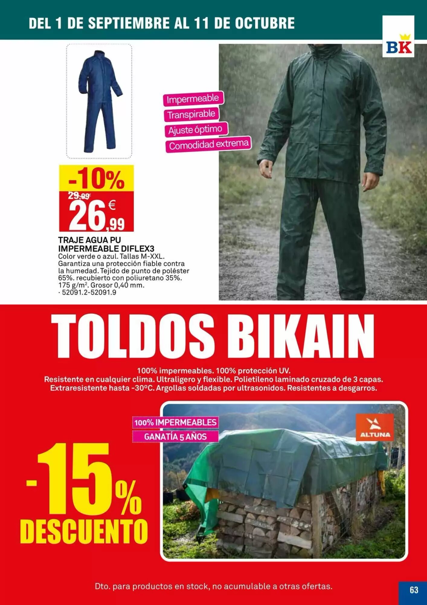 Folleto promocional de Bricoking válido desde el 01/09/2026 - Página 63.