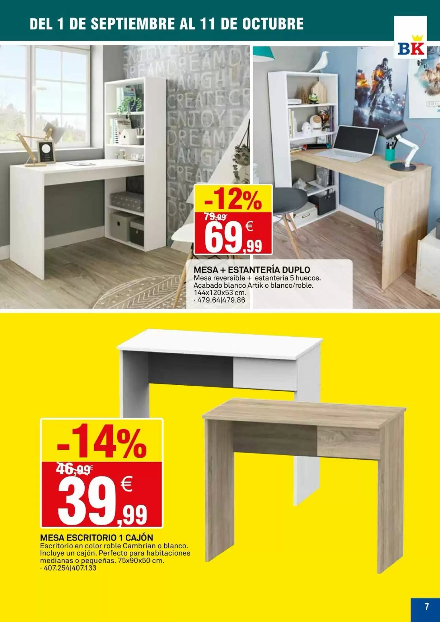 Folleto promocional de Bricoking válido desde el 01/09/2026 - Página 7.