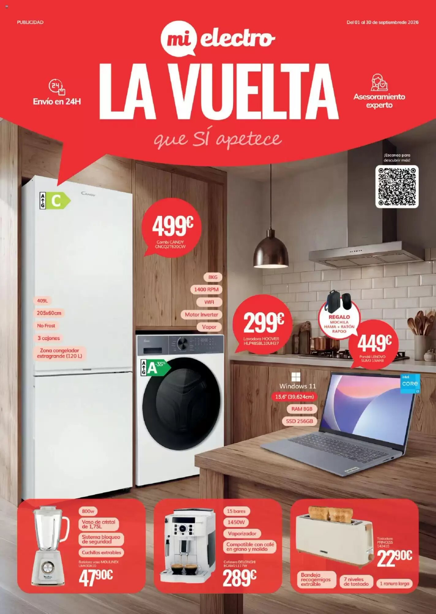 Folleto promocional de Mi electro válido desde el 01/09/2026 - Página 1.