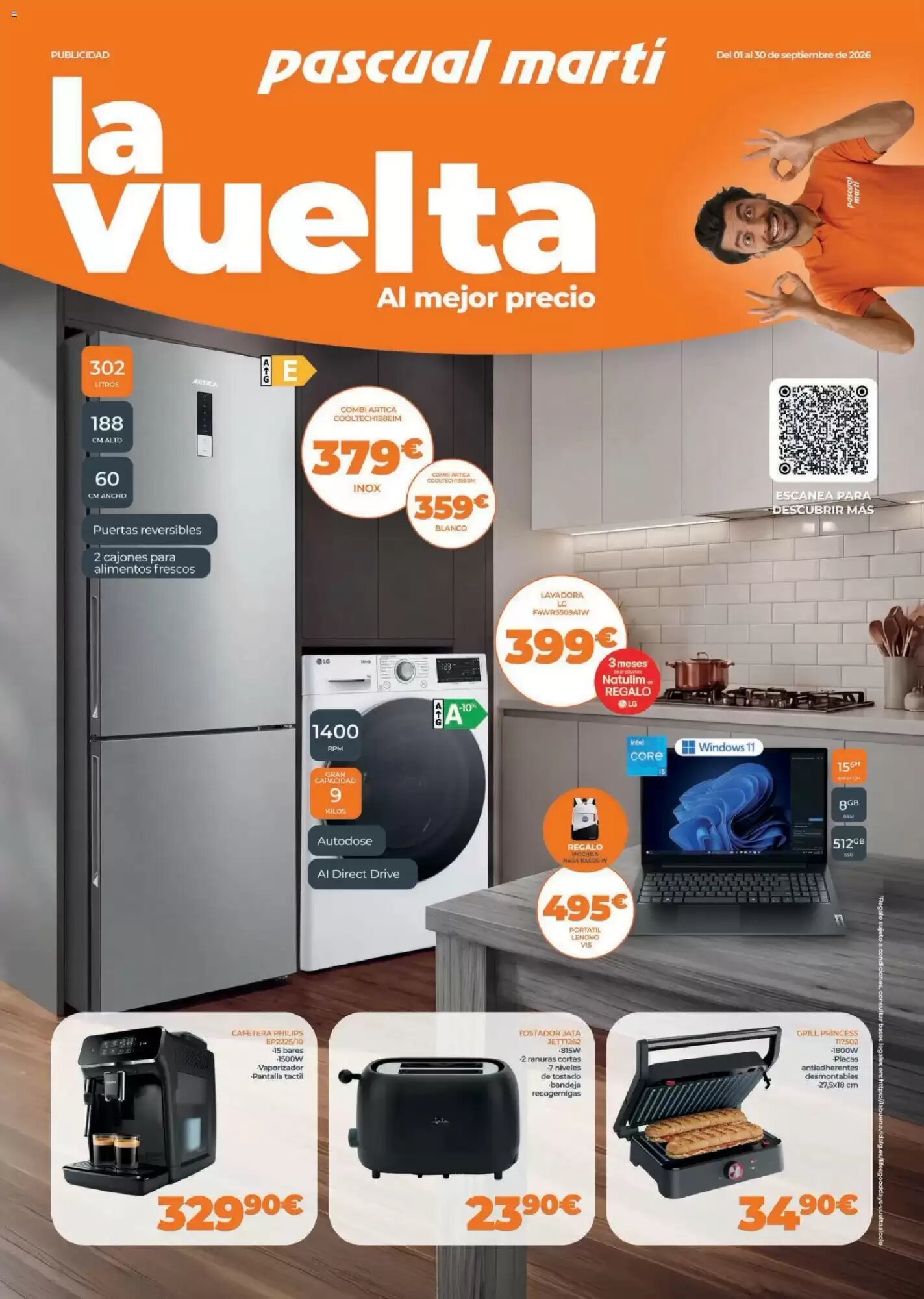 Folleto promocional de Pascual Martí válido desde el 01/09/2026 - Página 1.