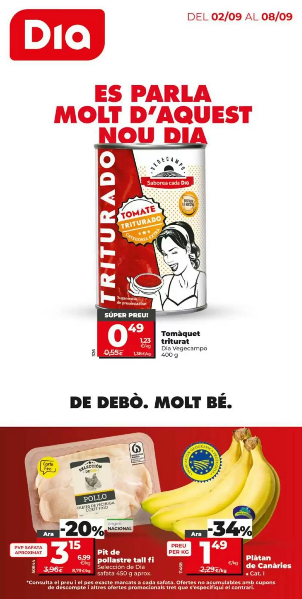 Folleto promocional de Dia válido desde el 02/09/2026 - Página 1.