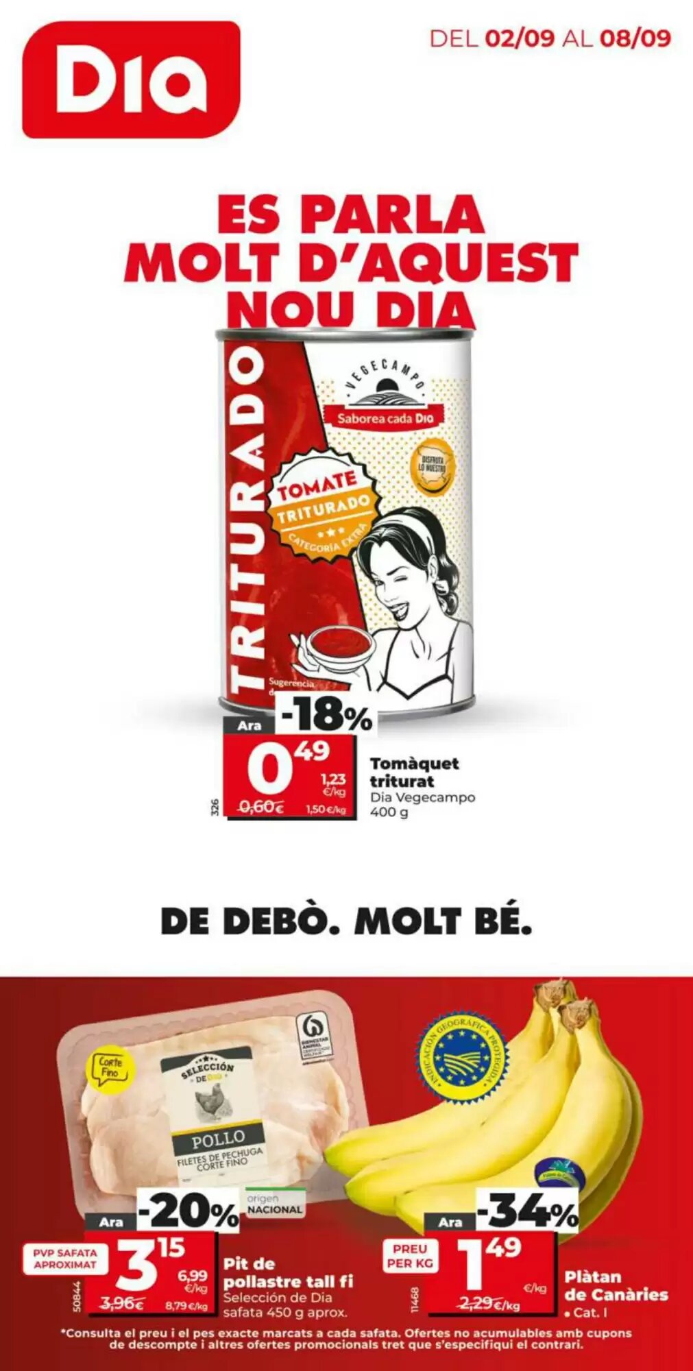 Folleto promocional de Dia válido desde el 02/09/2026 - Página 1.