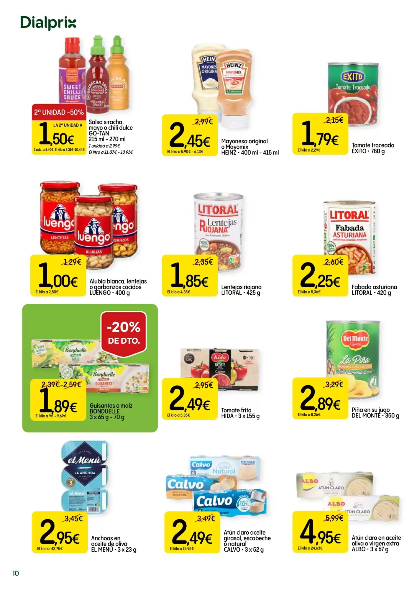 Folleto promocional de Dialprix válido desde el 03/09/2026 - Página 10.