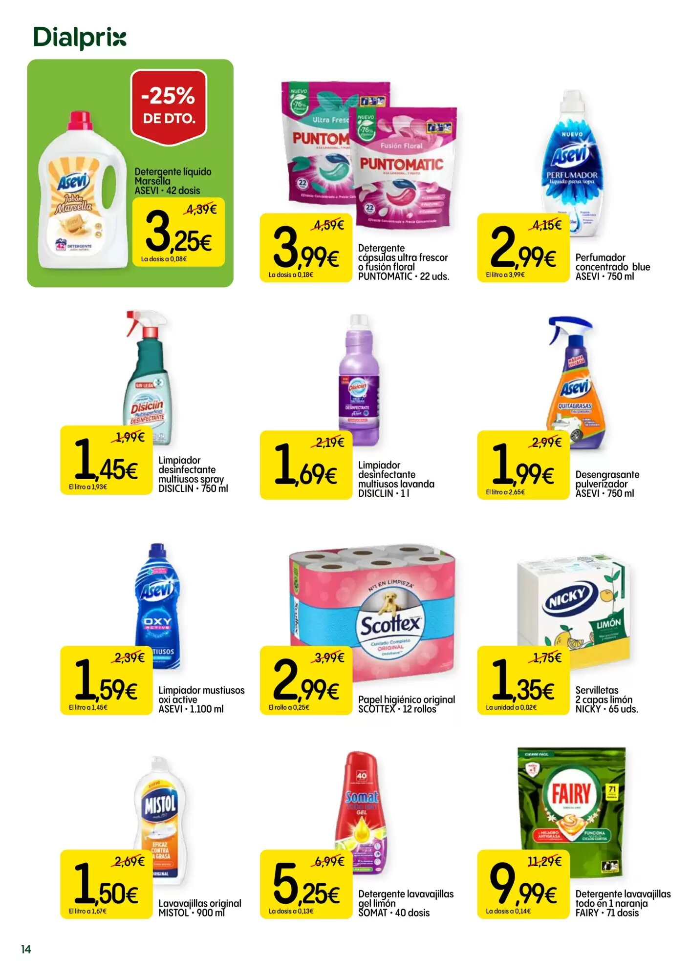 Folleto promocional de Dialprix válido desde el 03/09/2026 - Página 14.