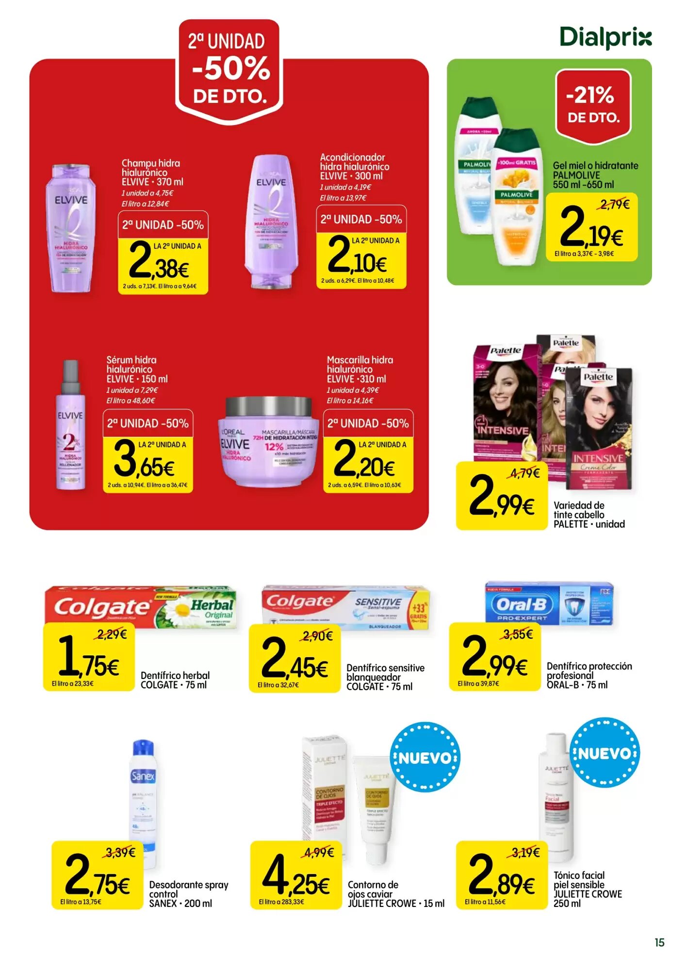 Folleto promocional de Dialprix válido desde el 03/09/2026 - Página 15.