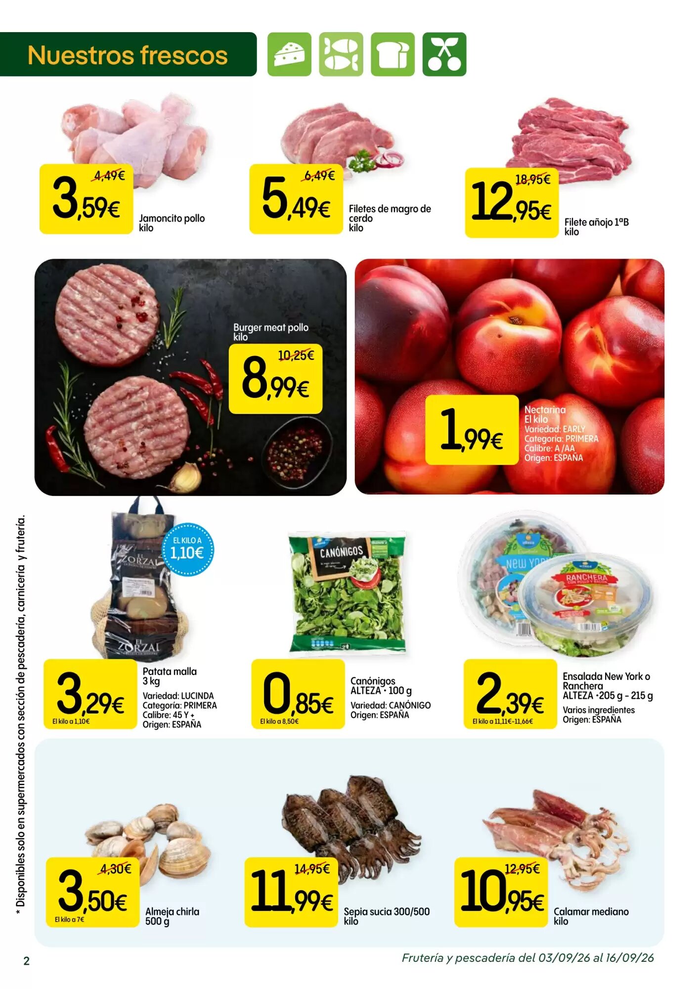 Folleto promocional de Dialprix válido desde el 03/09/2026 - Página 2.