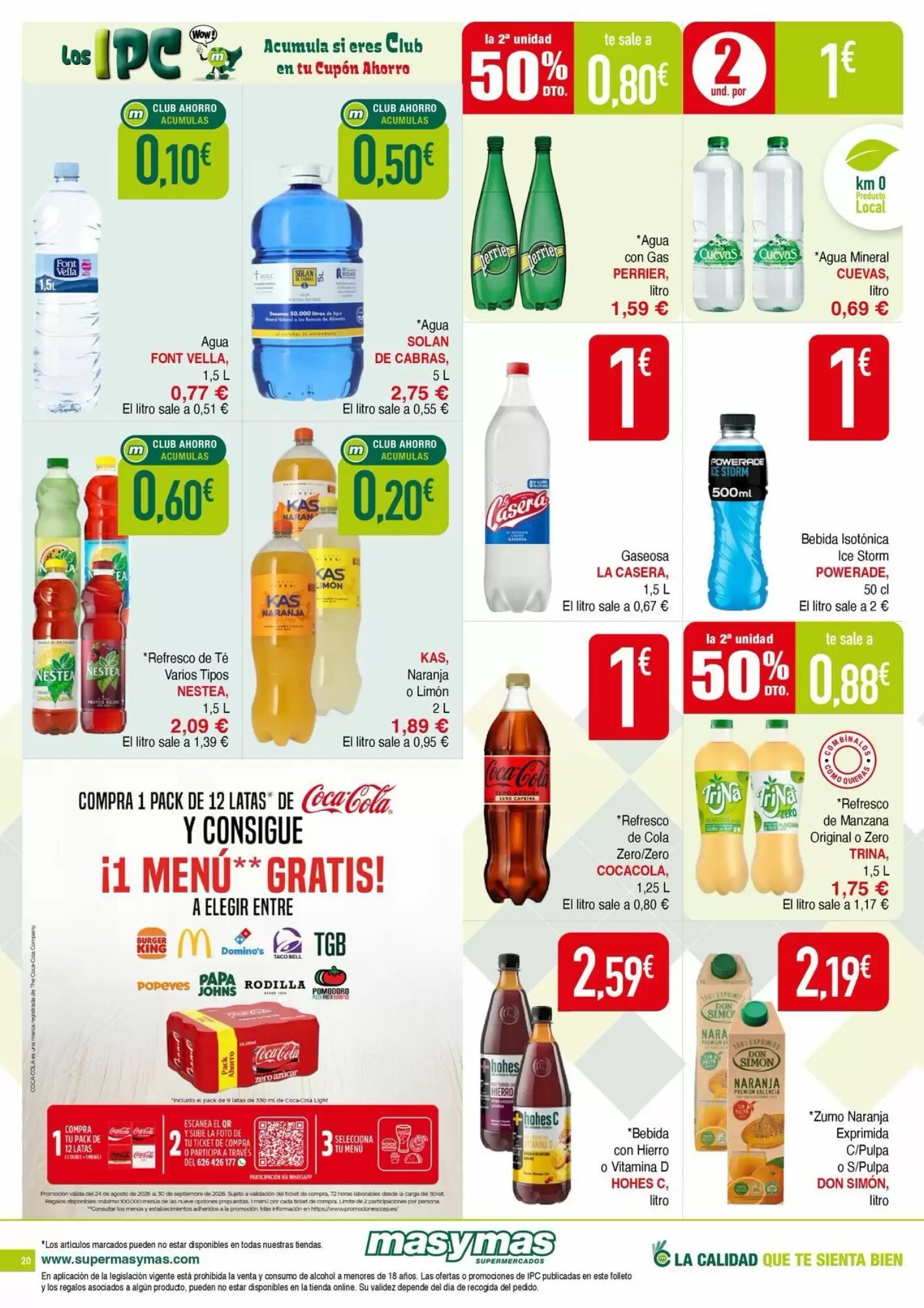 Folleto promocional de Masymas válido desde el 03/09/2026 - Página 20.