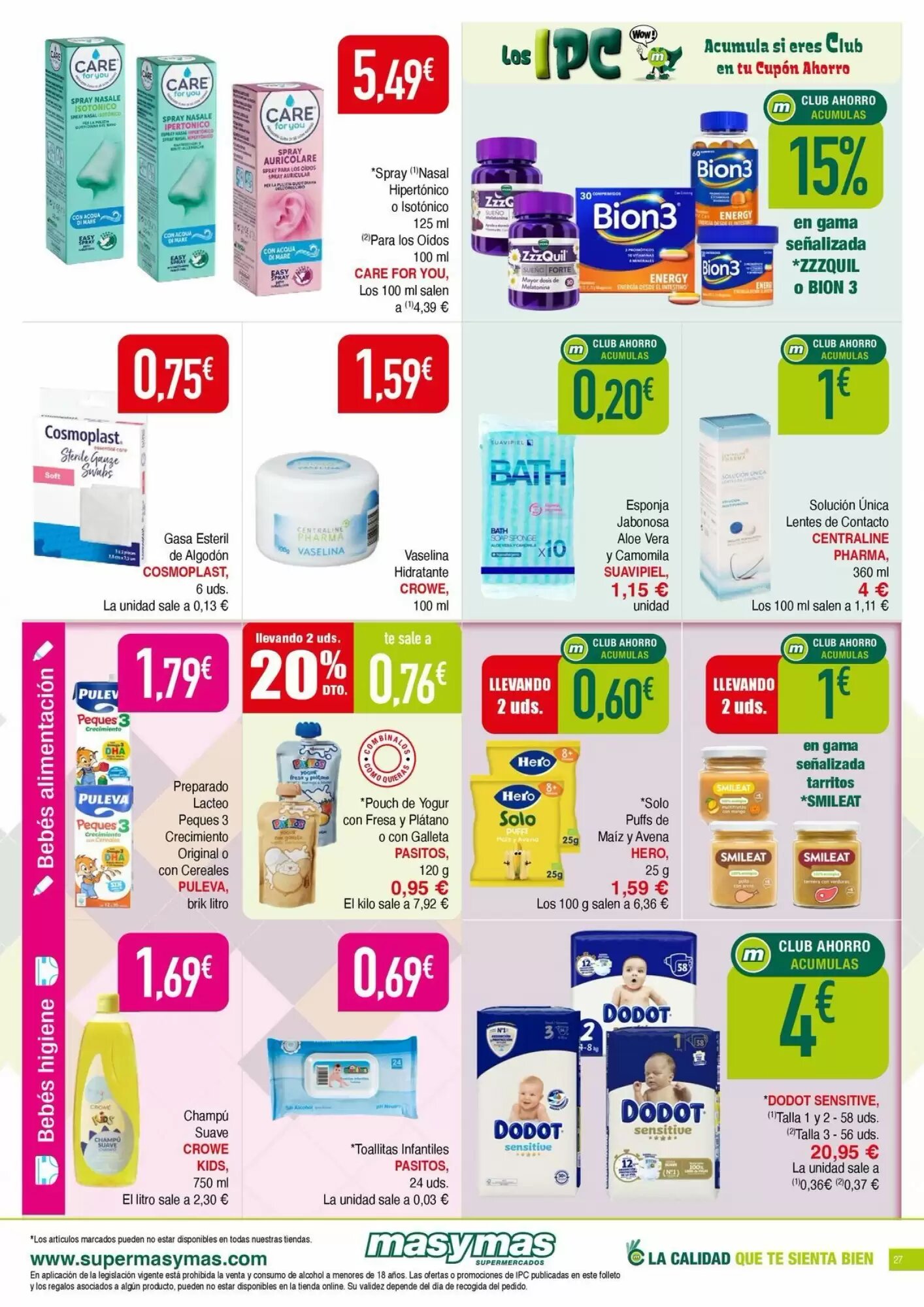 Folleto promocional de Masymas válido desde el 03/09/2026 - Página 27.