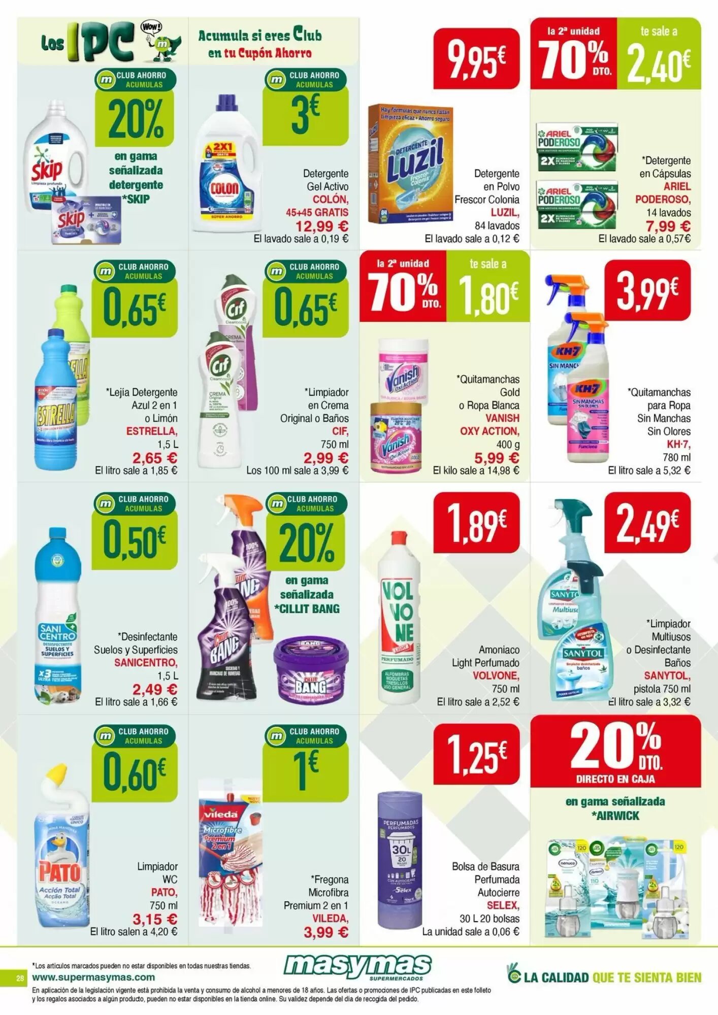 Folleto promocional de Masymas válido desde el 03/09/2026 - Página 28.