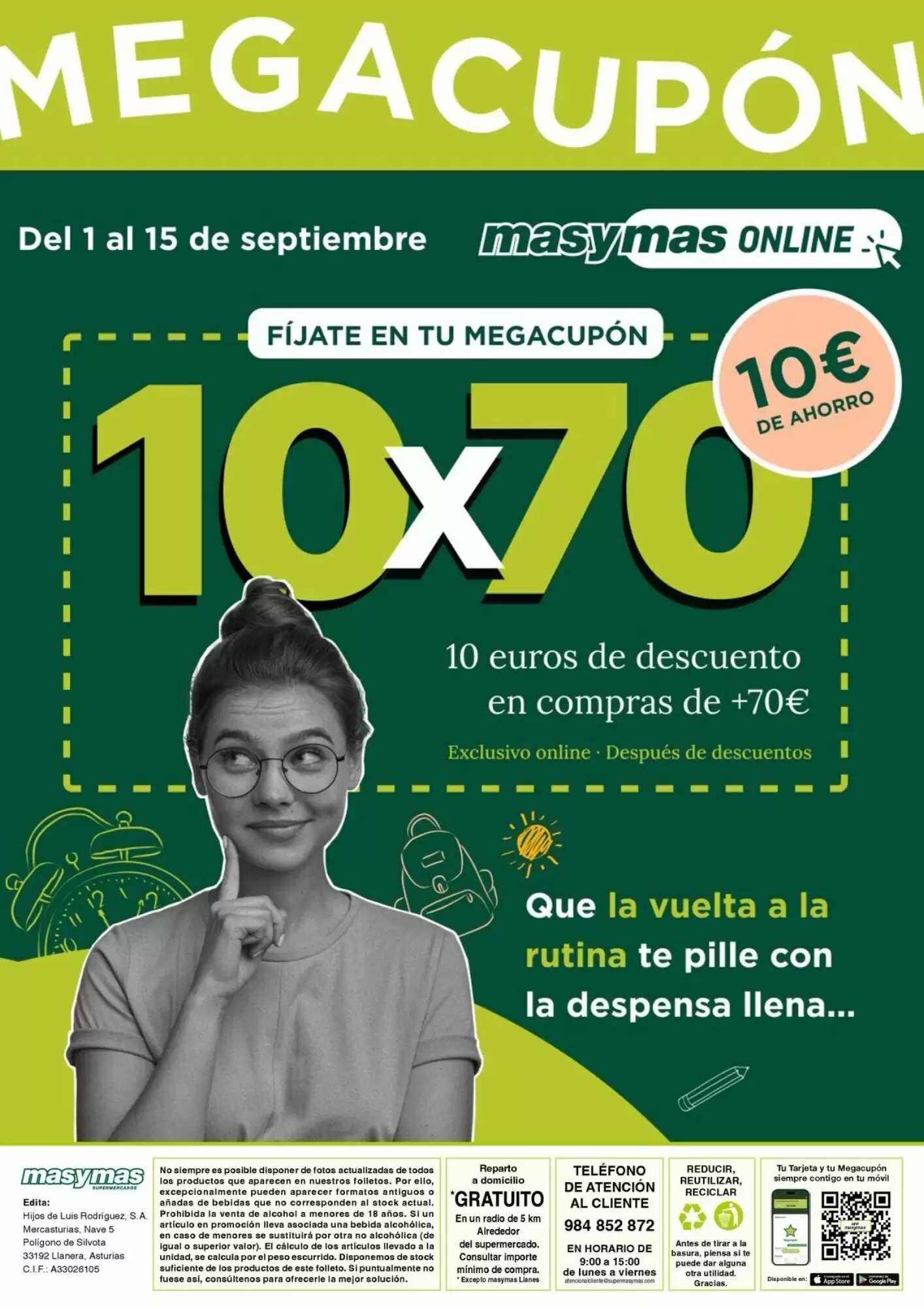 Folleto promocional de Masymas válido desde el 03/09/2026 - Página 36.