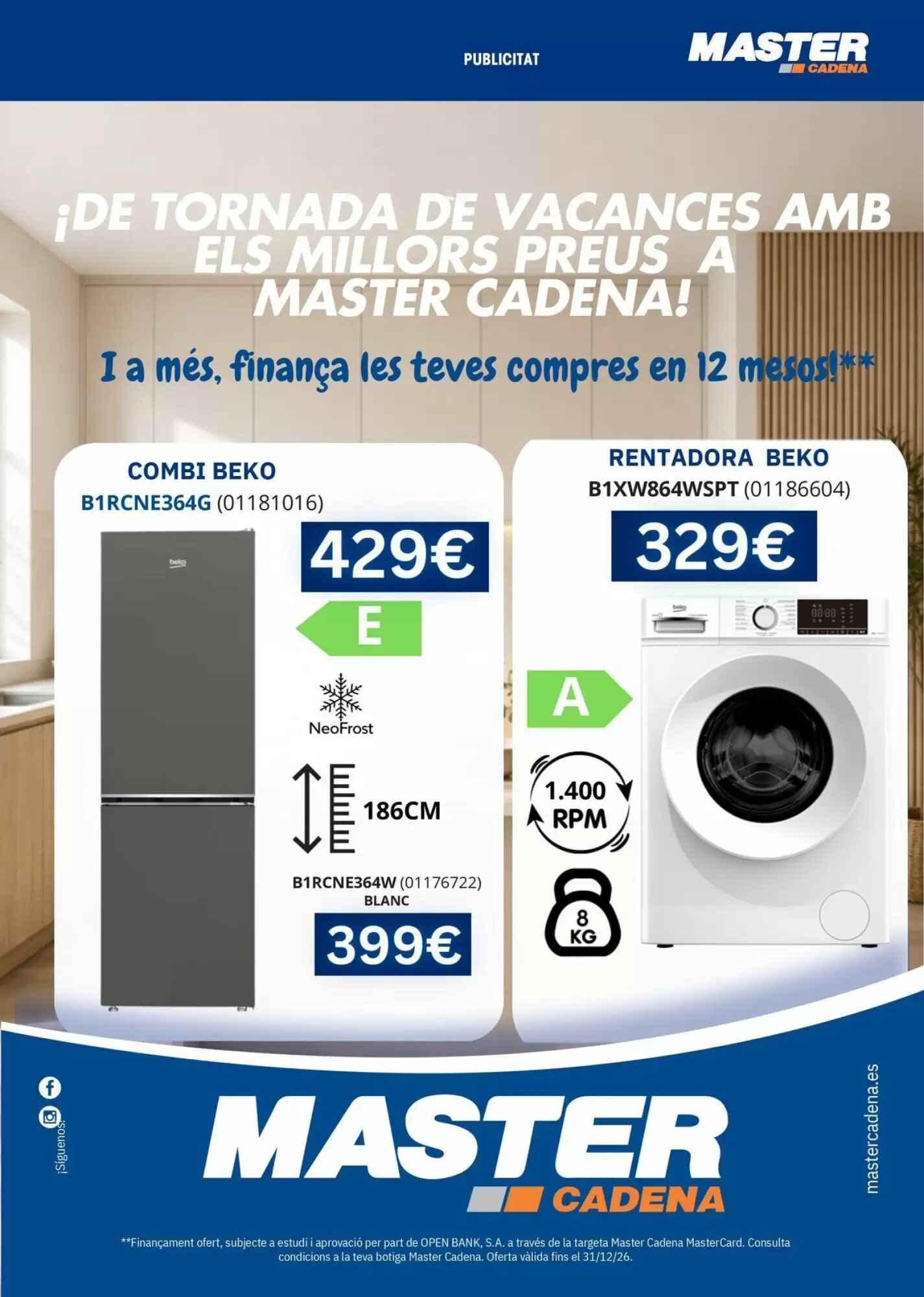 Folleto promocional de MAS válido desde el 03/09/2026 - Página 1.
