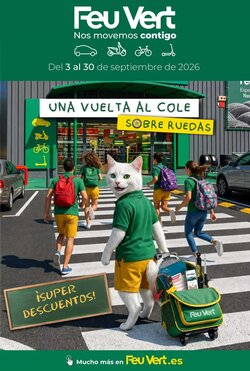 Folleto promocional de Feu Vert válido desde el 03/09/2026
