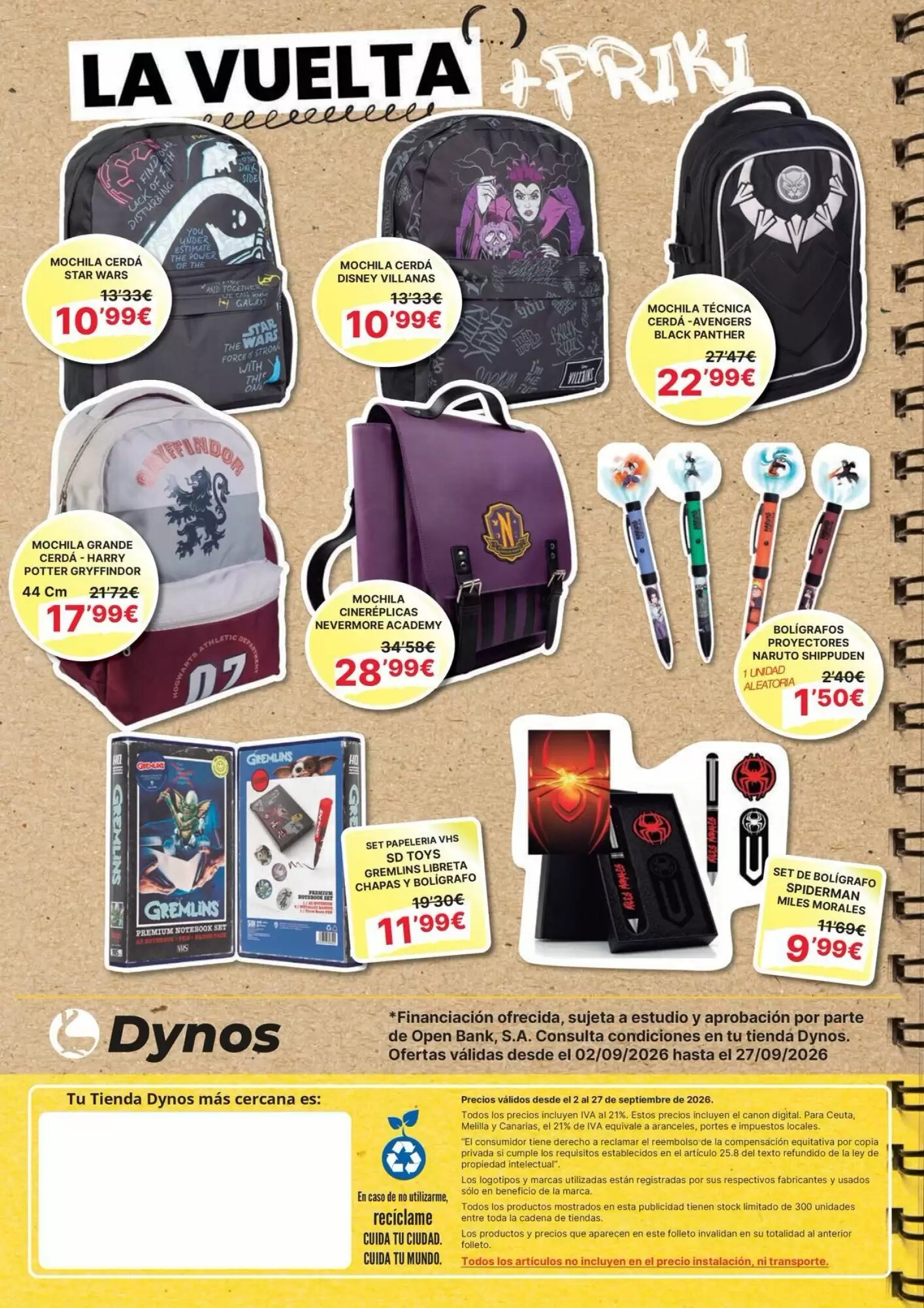 Folleto promocional de Dynos Informática válido desde el 03/09/2026 - Página 8.
