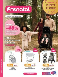 Folleto promocional de Prénatal válido desde el 03/09/2026