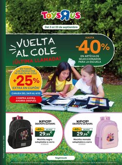 Folleto promocional de ToysRus válido desde el 03/09/2026