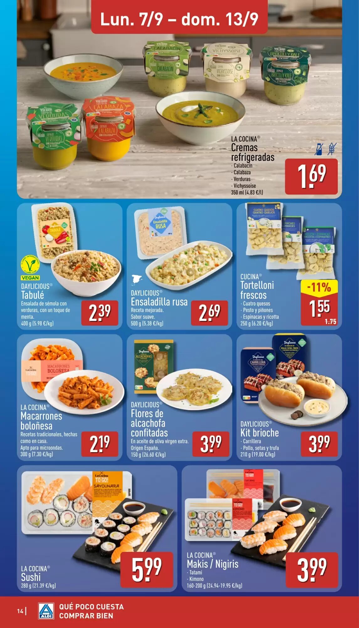 Folleto promocional de ALDI válido desde el 07/09/2026 - Página 14.