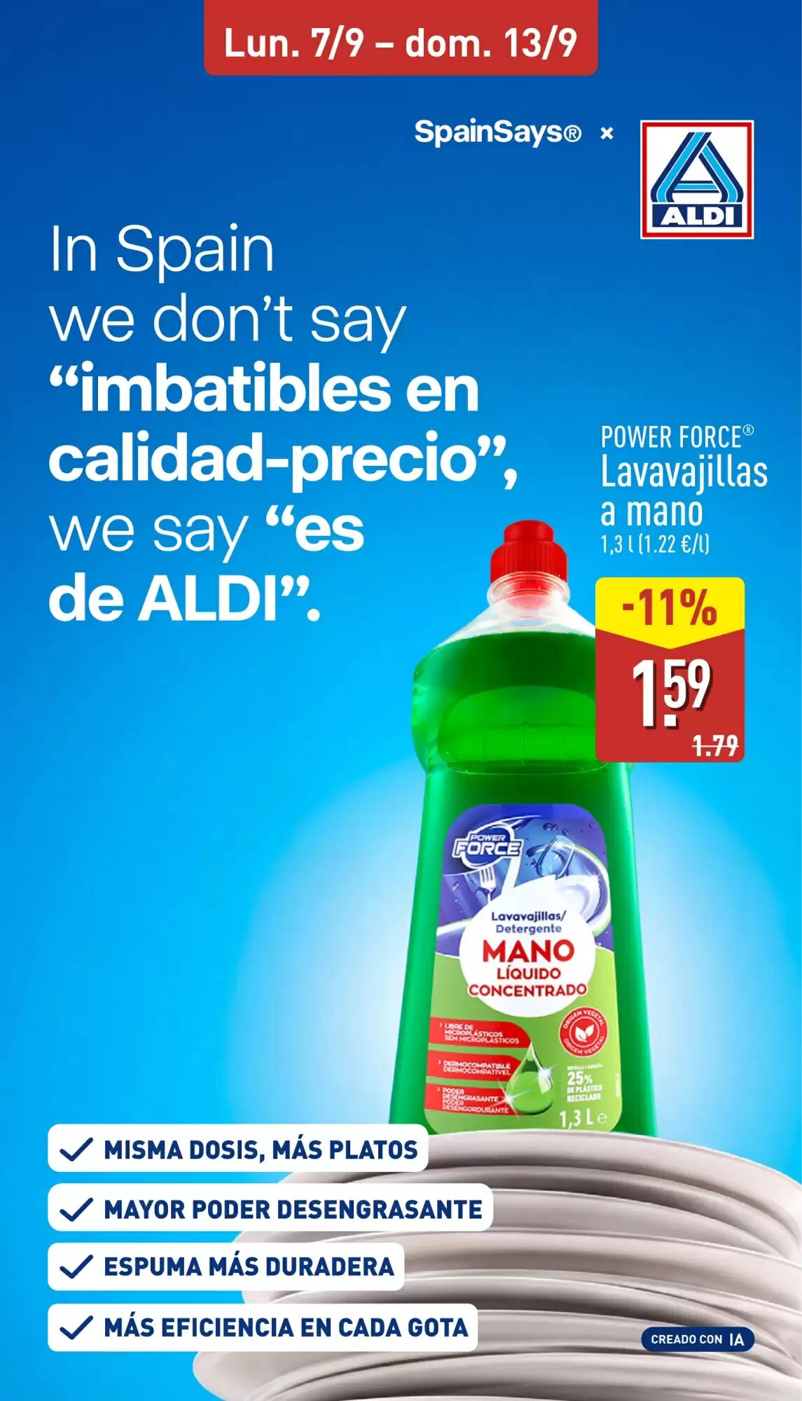 Folleto promocional de ALDI válido desde el 07/09/2026 - Página 16.