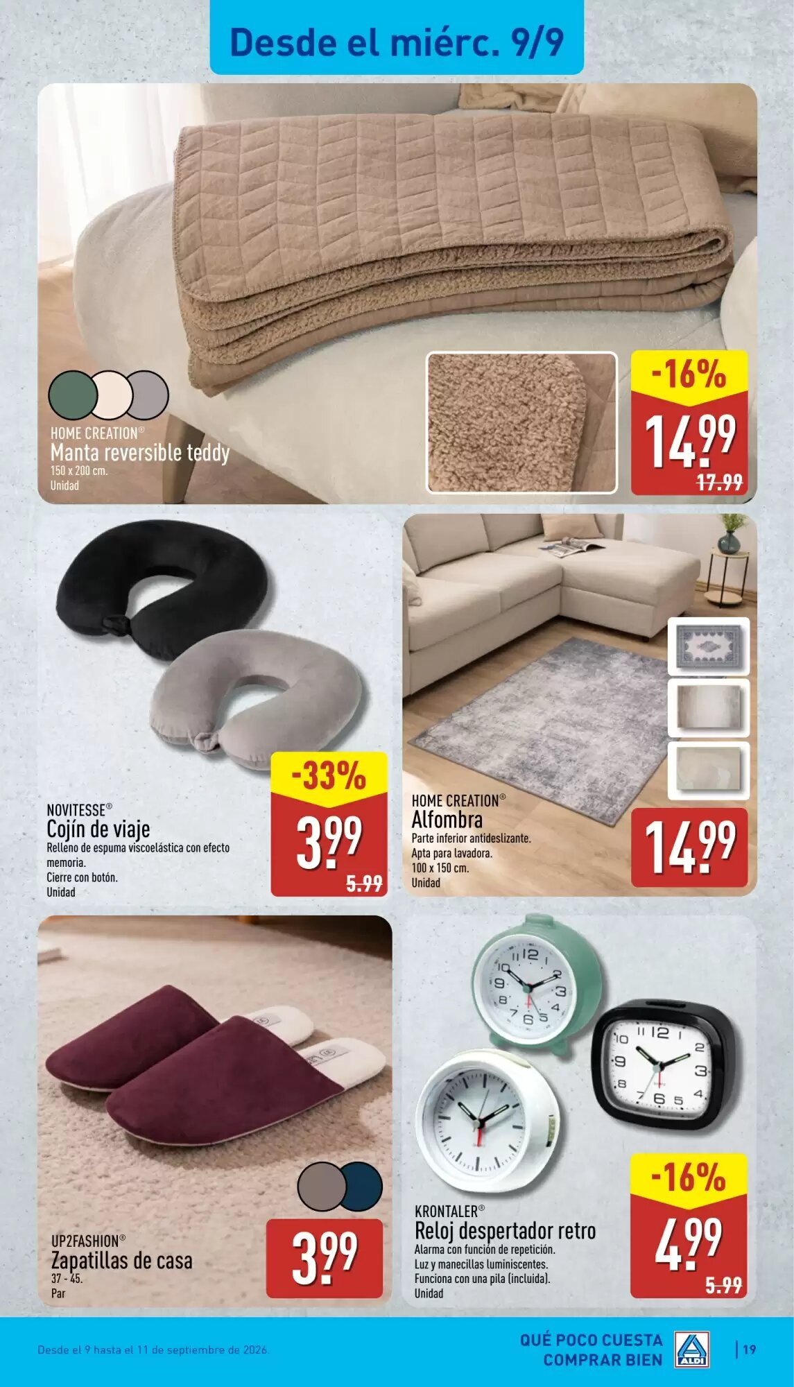 Folleto promocional de ALDI válido desde el 07/09/2026 - Página 19.