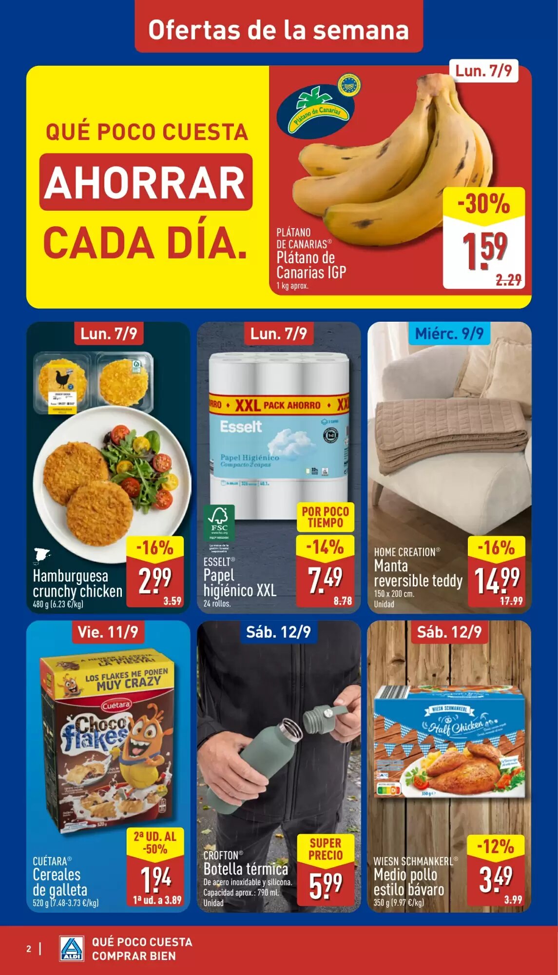 Folleto promocional de ALDI válido desde el 07/09/2026 - Página 2.