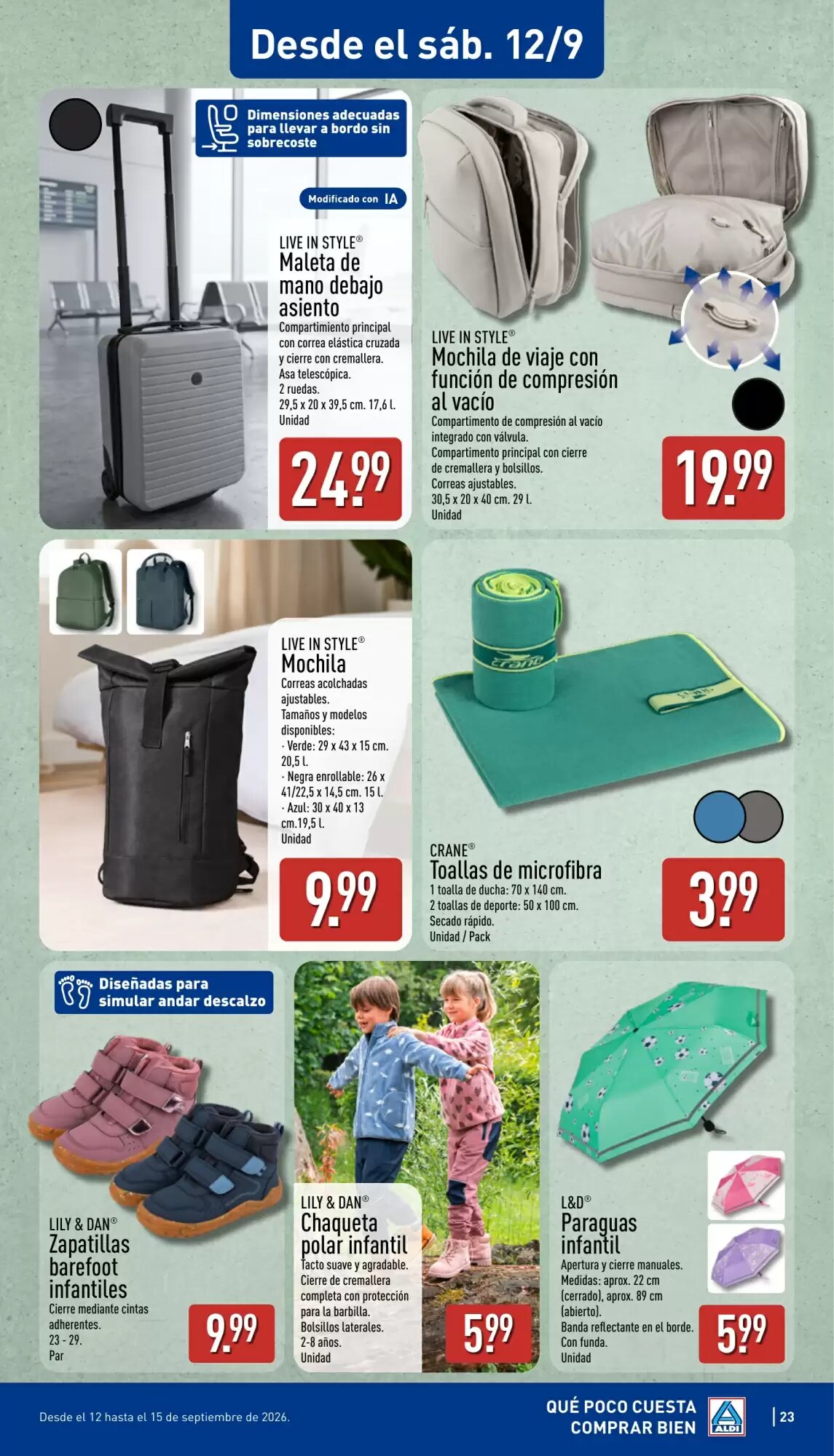 Folleto promocional de ALDI válido desde el 07/09/2026 - Página 23.