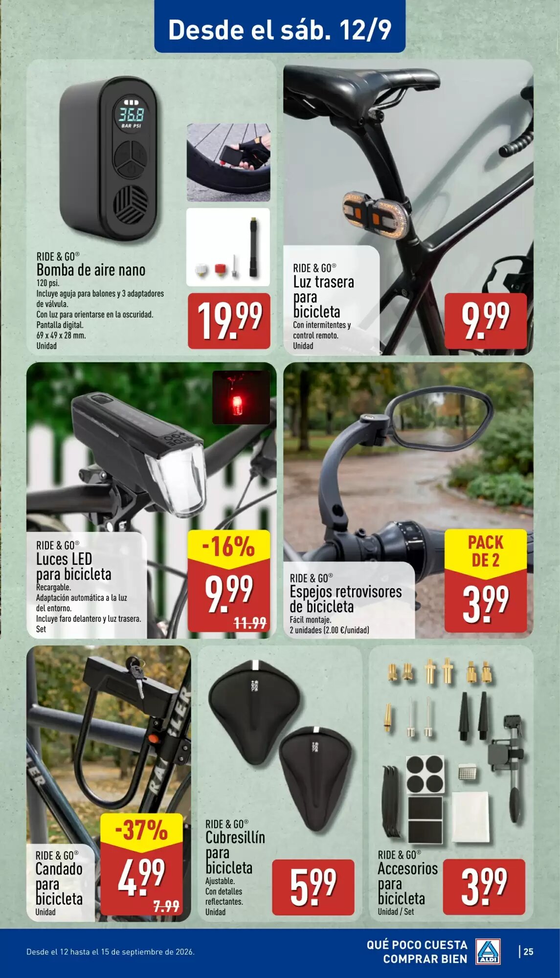 Folleto promocional de ALDI válido desde el 07/09/2026 - Página 25.