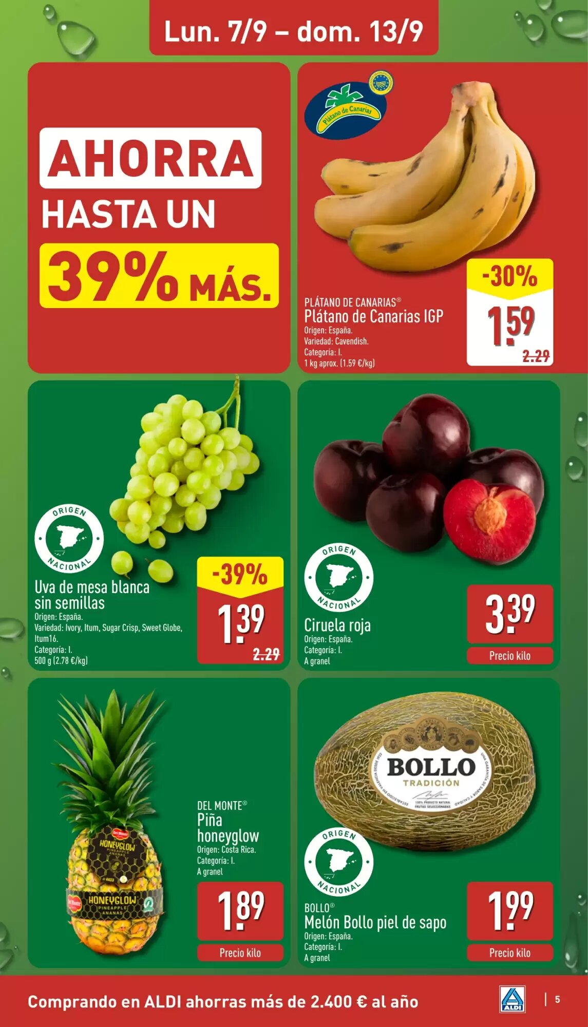 Folleto promocional de ALDI válido desde el 07/09/2026 - Página 5.