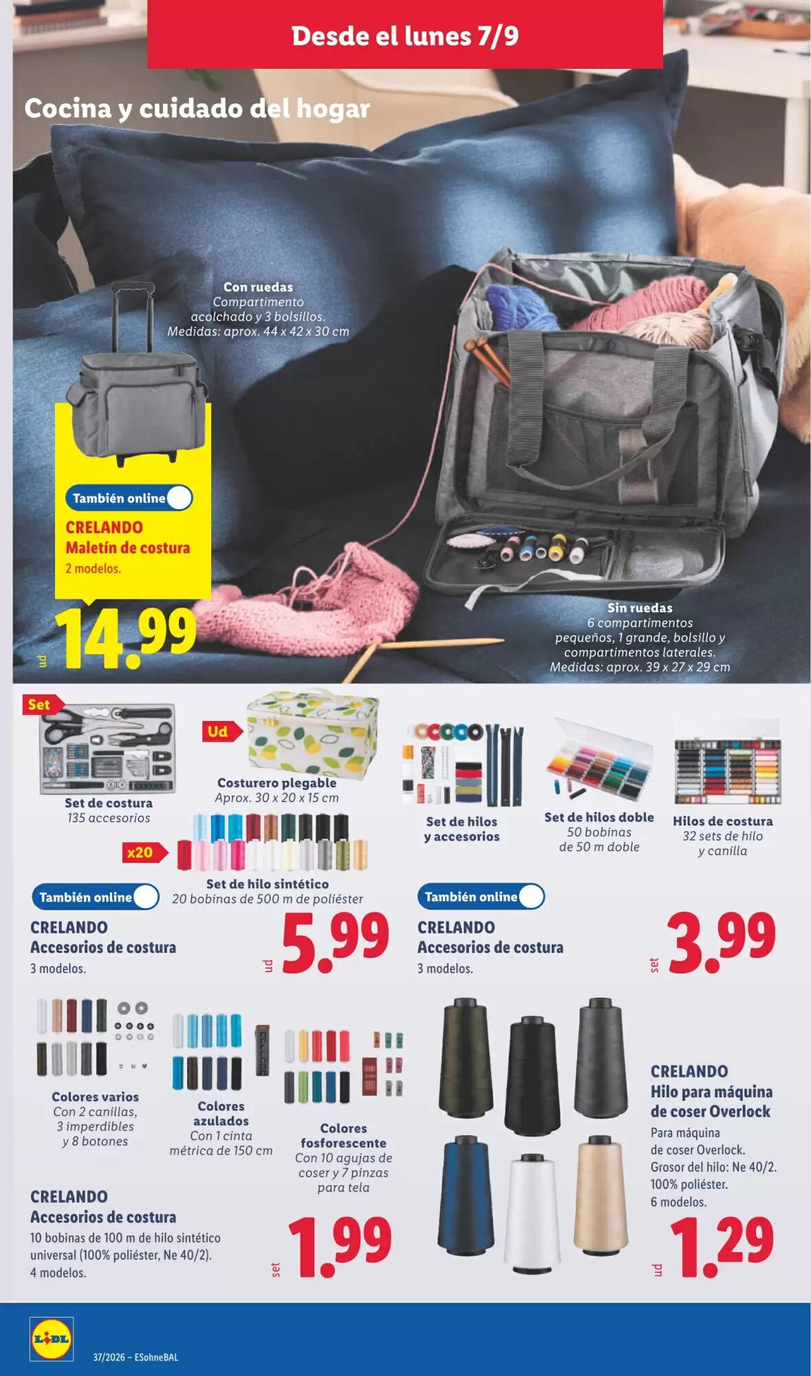 Folleto promocional de Lidl válido desde el 07/09/2026 - Página 10.