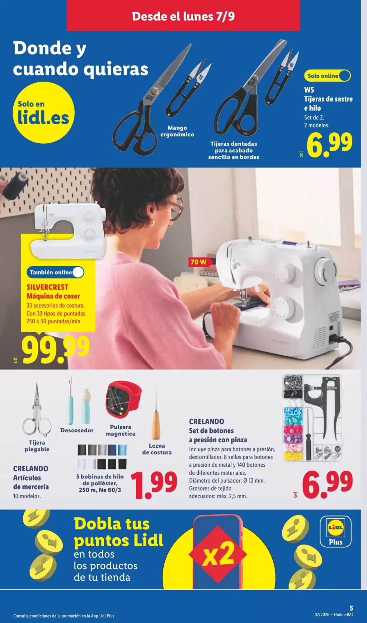 Folleto promocional de Lidl válido desde el 07/09/2026 - Página 11.