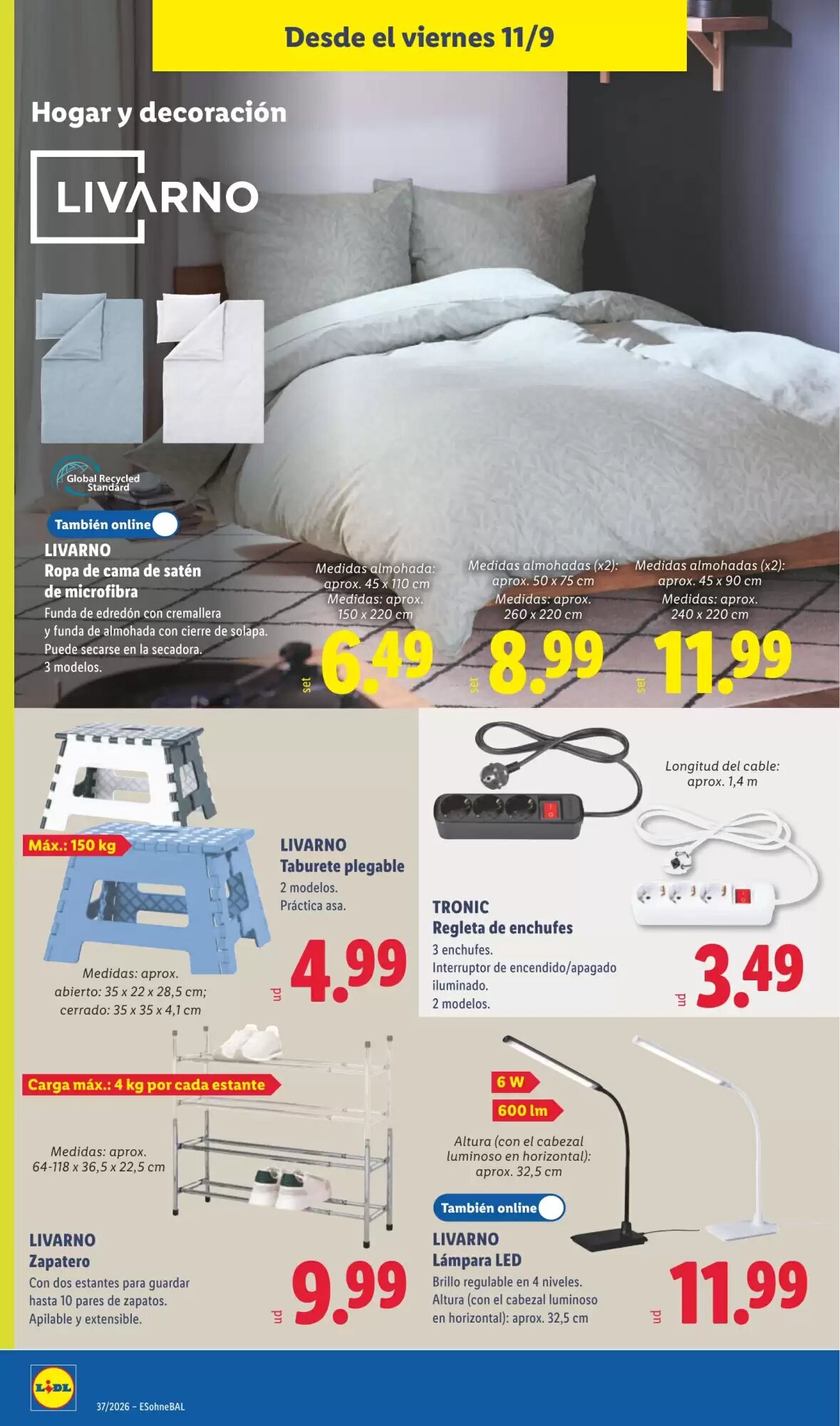 Folleto promocional de Lidl válido desde el 07/09/2026 - Página 18.