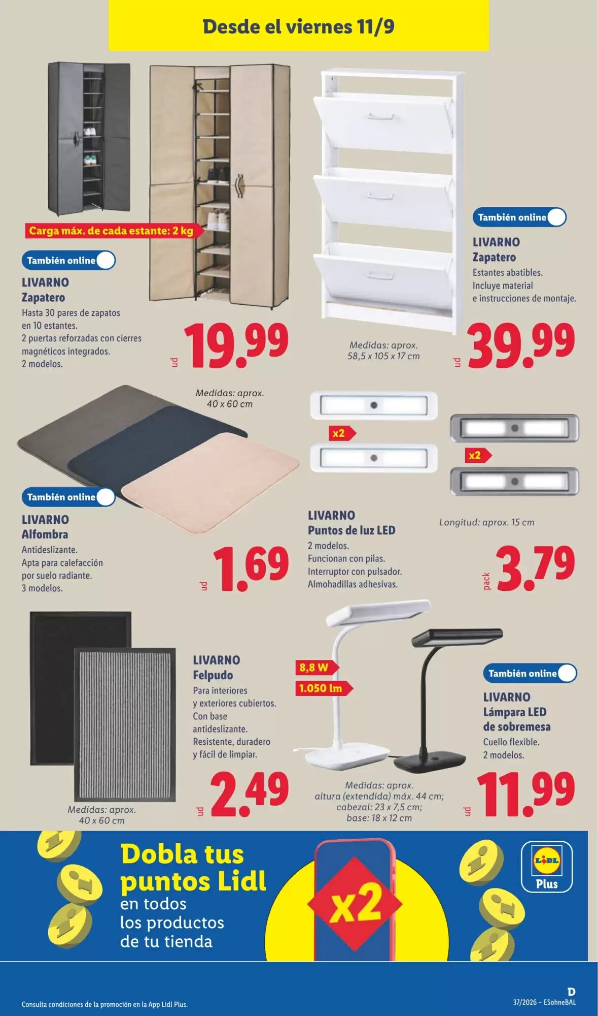 Folleto promocional de Lidl válido desde el 07/09/2026 - Página 23.