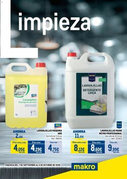 Folleto promocional de Makro válido desde el 07/09/2026