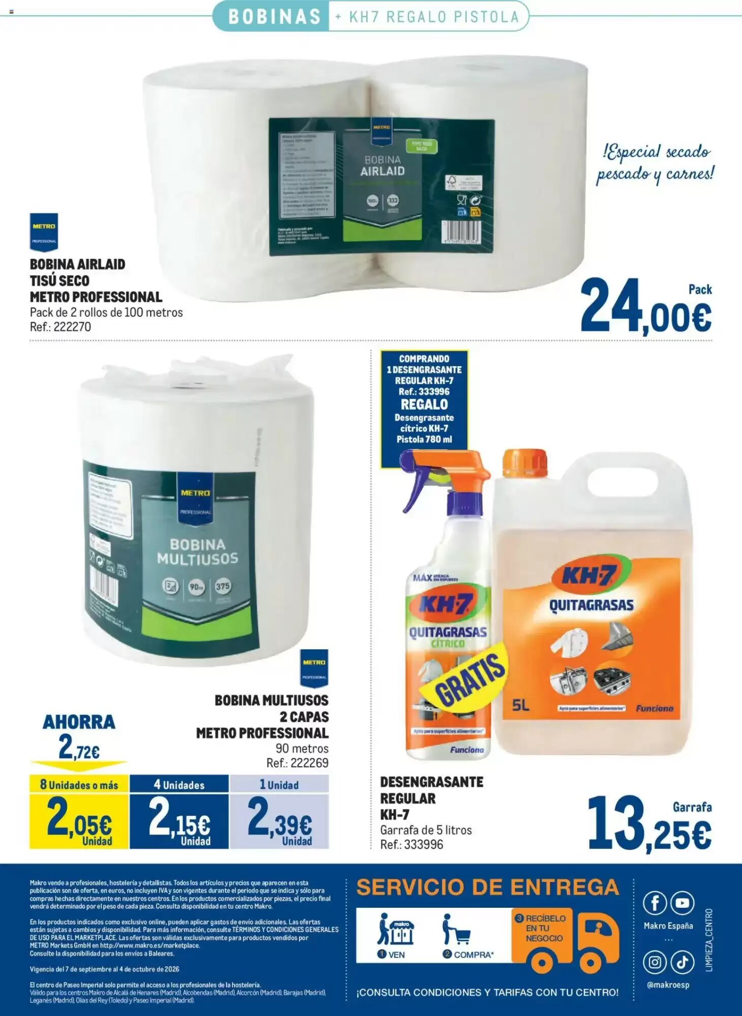 Folleto promocional de Makro válido desde el 07/09/2026 - Página 26.