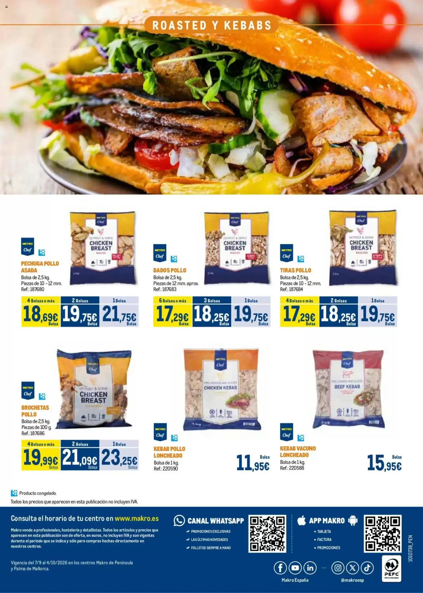 Folleto promocional de Makro válido desde el 07/09/2026 - Página 56.