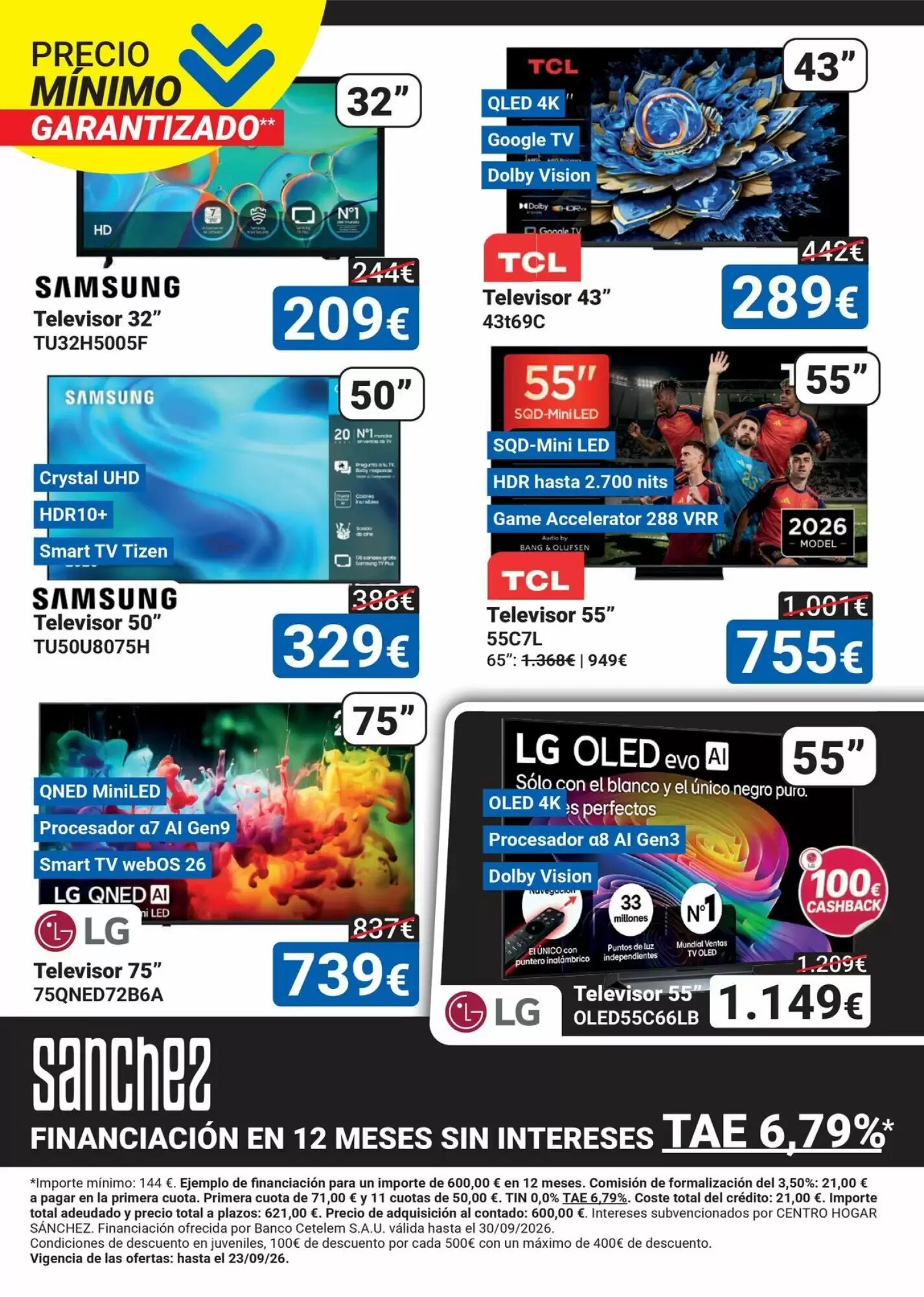 Folleto promocional de Centro Hogar Sanchez válido desde el 08/09/2026 - Página 16.
