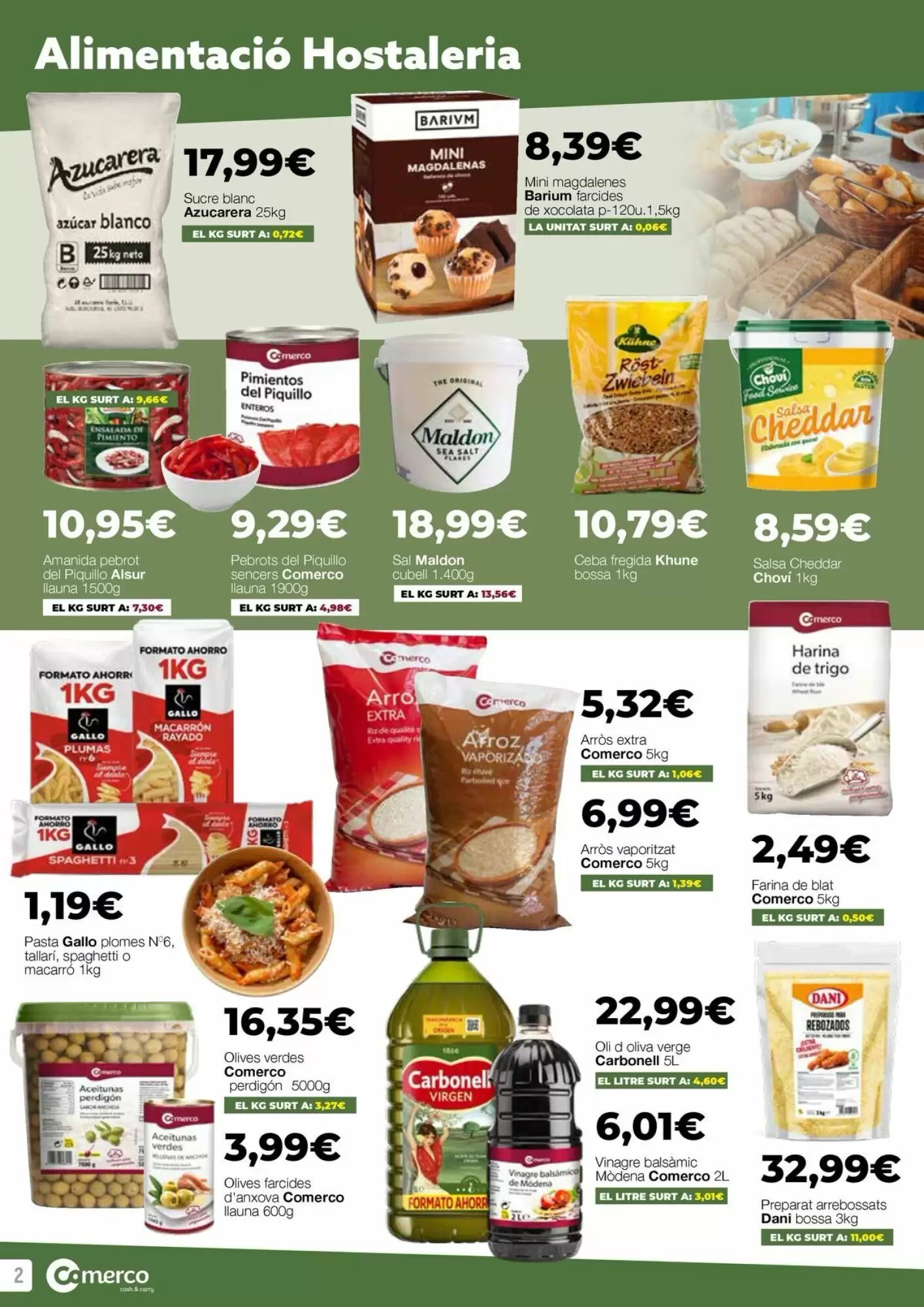 Folleto promocional de Comerco Cash & Carry válido desde el 08/09/2026 - Página 2.