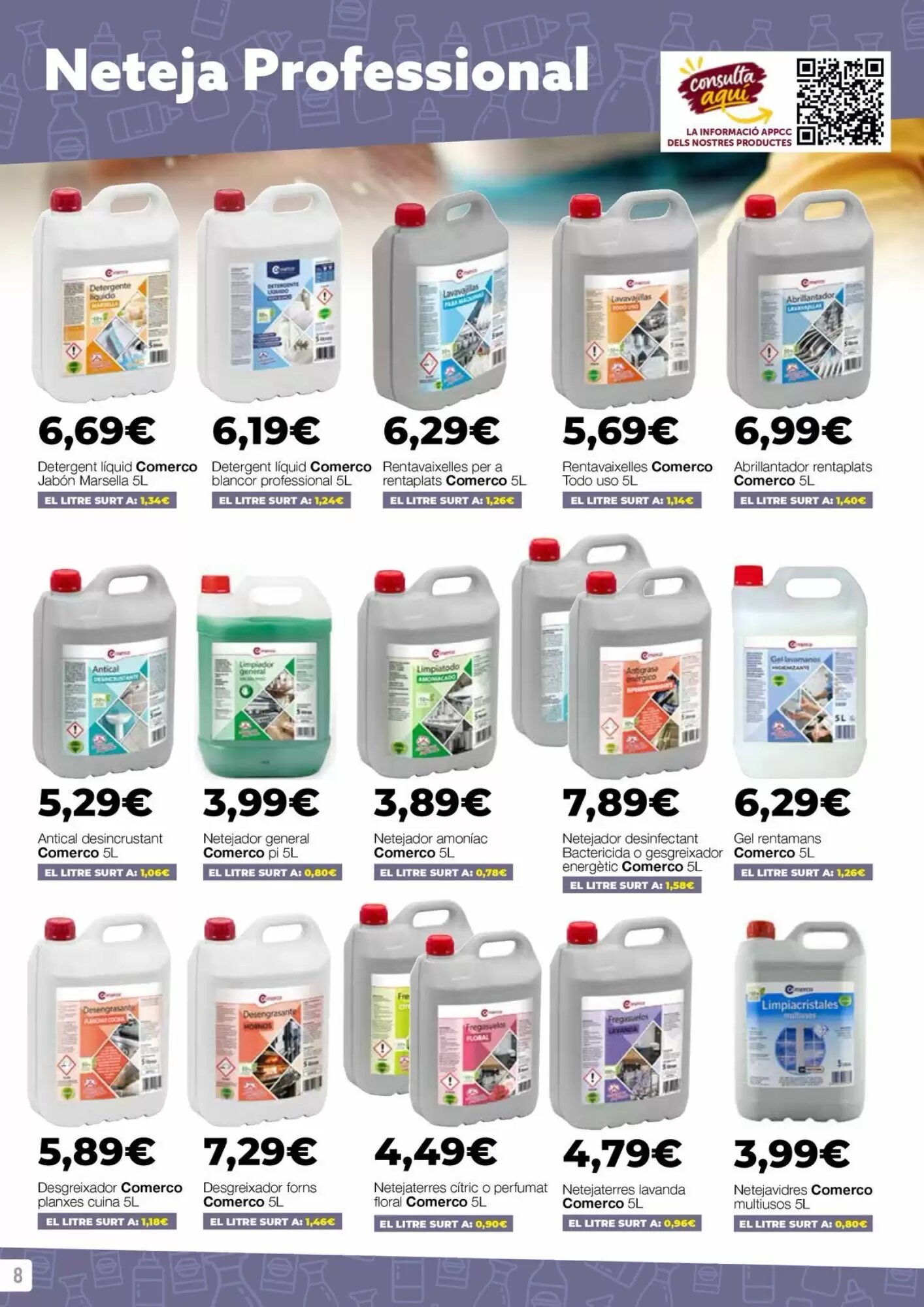 Folleto promocional de Comerco Cash & Carry válido desde el 08/09/2026 - Página 8.