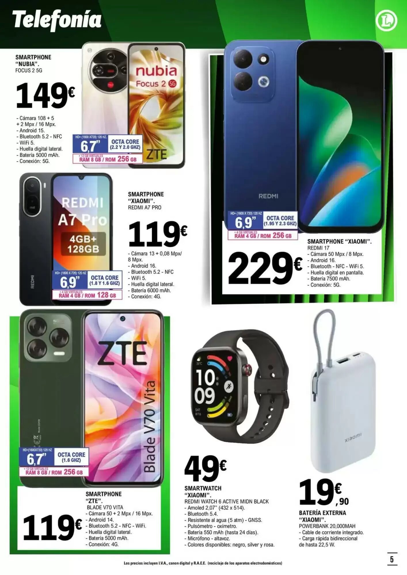 Folleto promocional de E.Leclerc válido desde el 08/09/2026 - Página 5.
