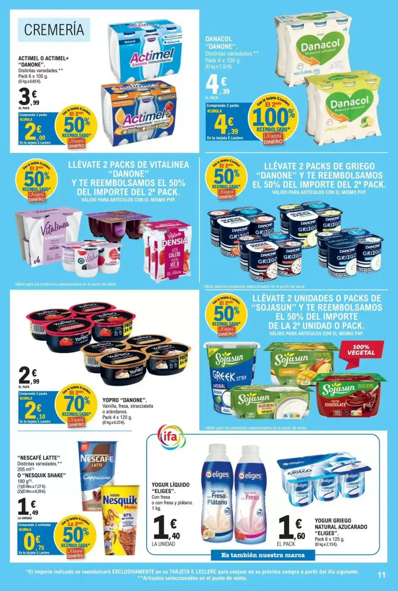 Folleto promocional de E.Leclerc válido desde el 08/09/2026 - Página 11.