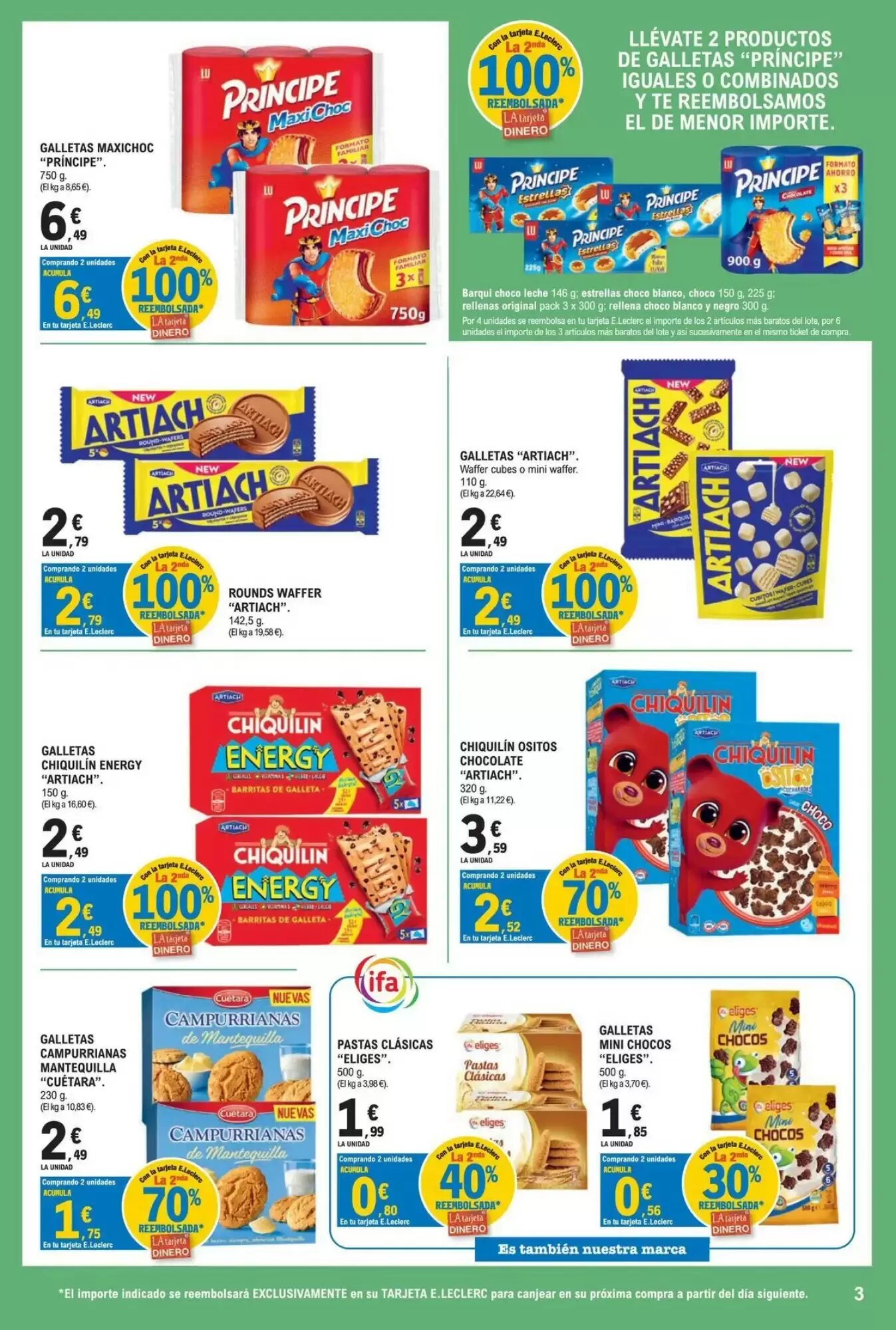 Folleto promocional de E.Leclerc válido desde el 08/09/2026 - Página 3.