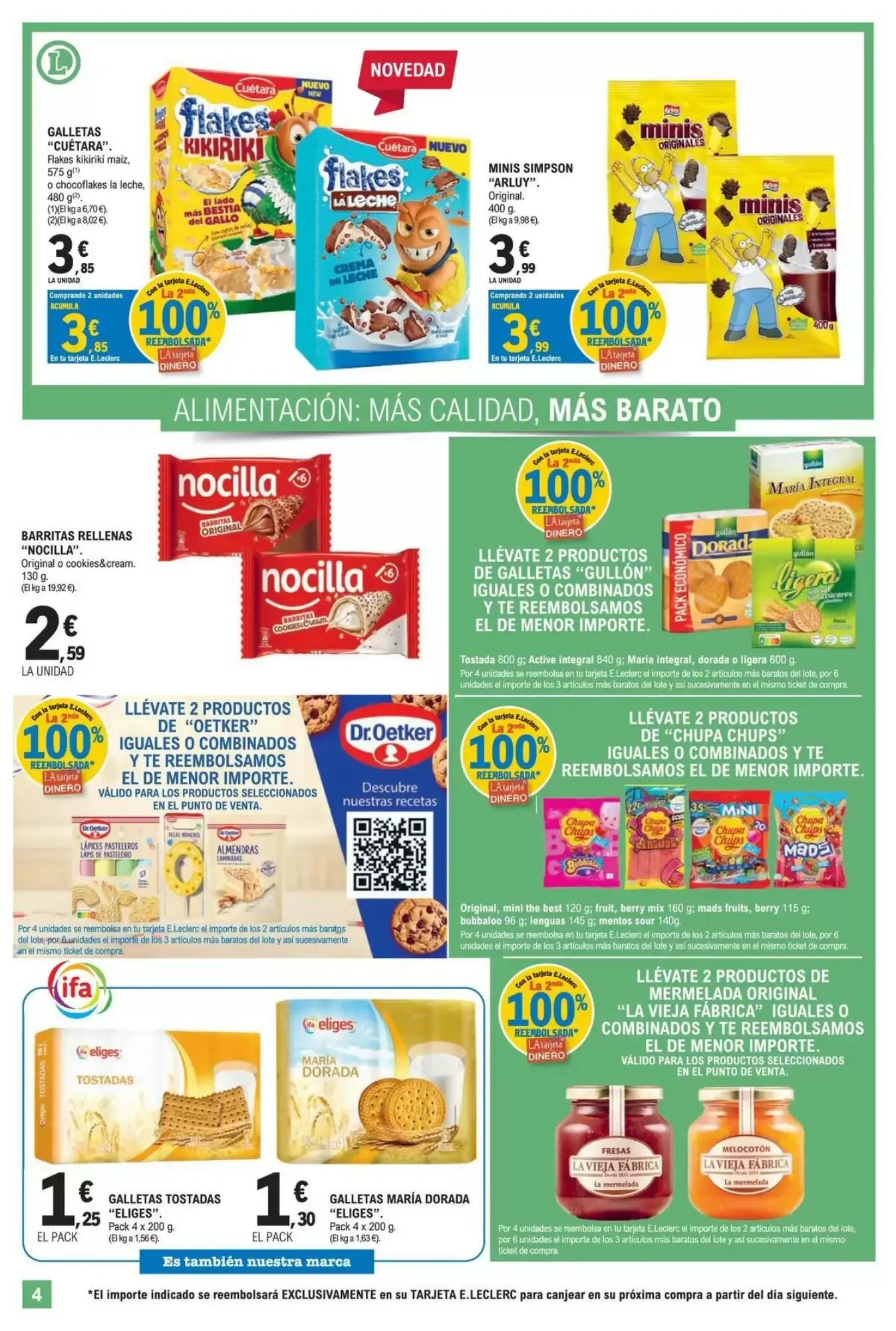 Folleto promocional de E.Leclerc válido desde el 08/09/2026 - Página 4.