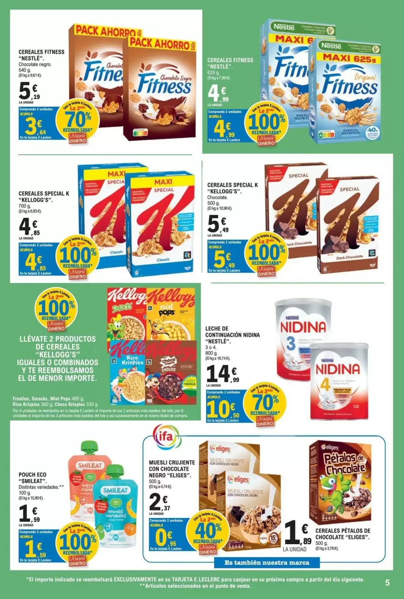 Folleto promocional de E.Leclerc válido desde el 08/09/2026 - Página 5.